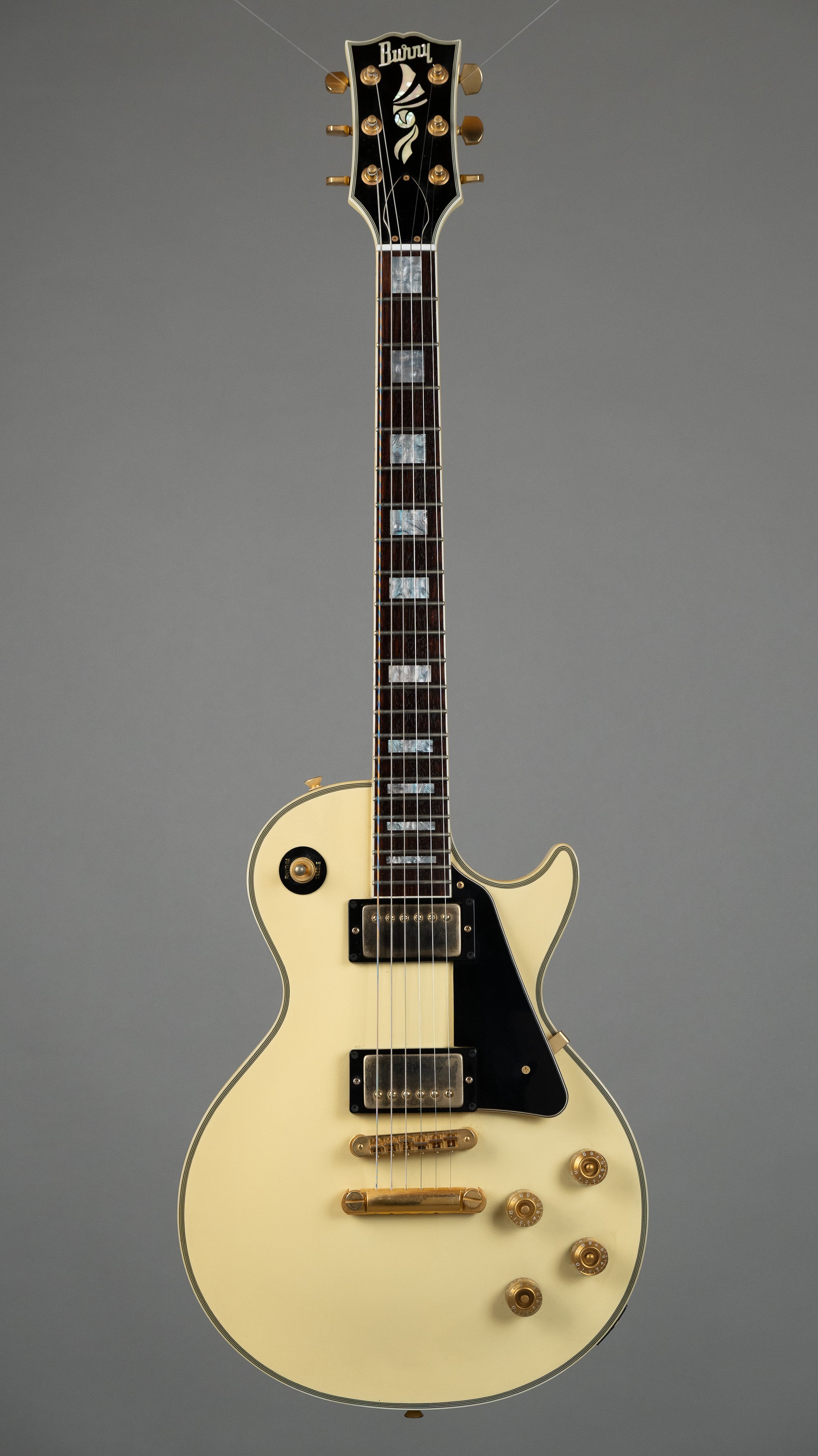 Burny RLC-55 レスポール カスタム タイプ ホワイト ゴールド 2004 Burny RLC-55 Les Paul Custom (China, White)