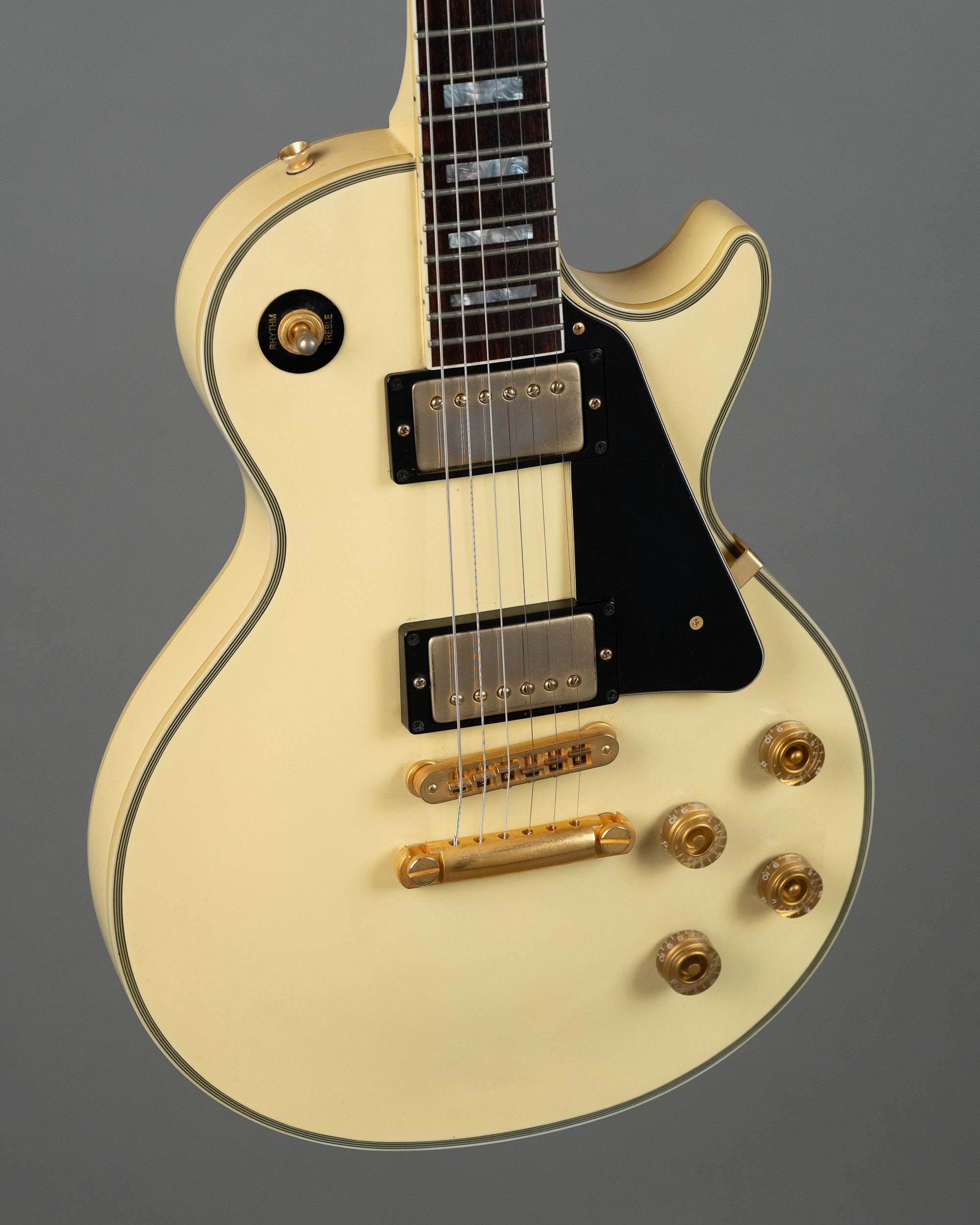 Burny RLC-55 レスポール カスタム タイプ ホワイト ゴールド Burny RLC-55 - Geek IN Box