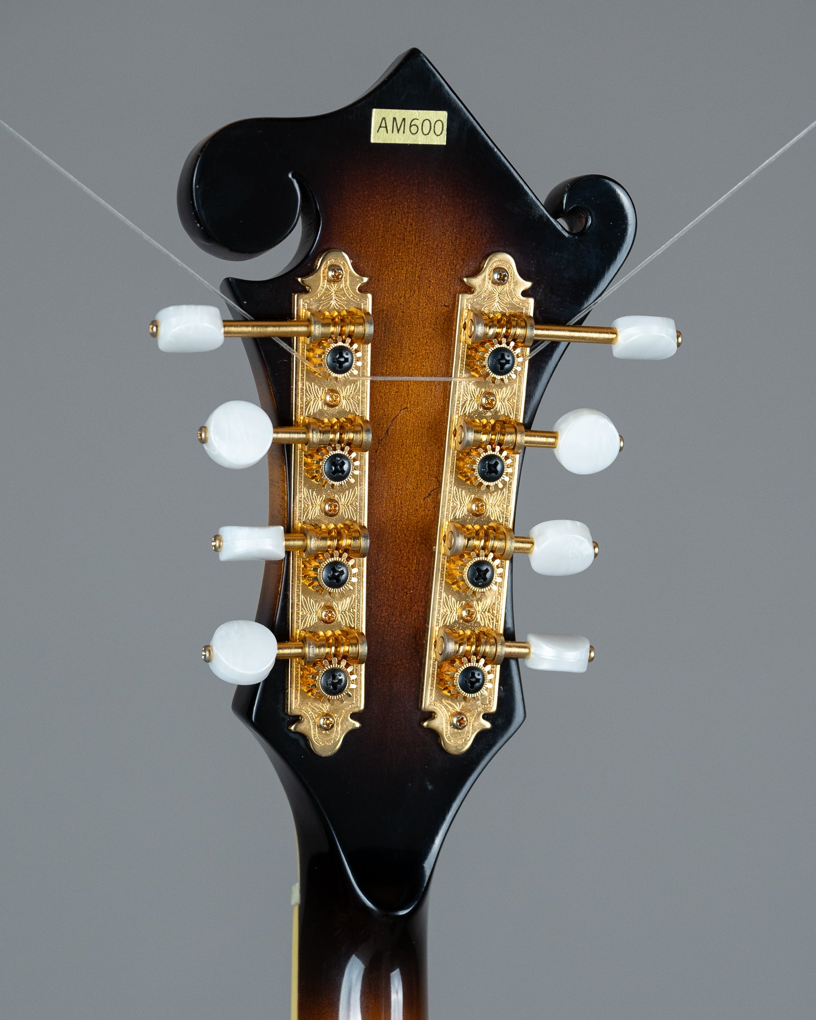 c1980s Aria AM-600 F-Style Mandolin (Korea, Tobacco Sunburst, OHSC)