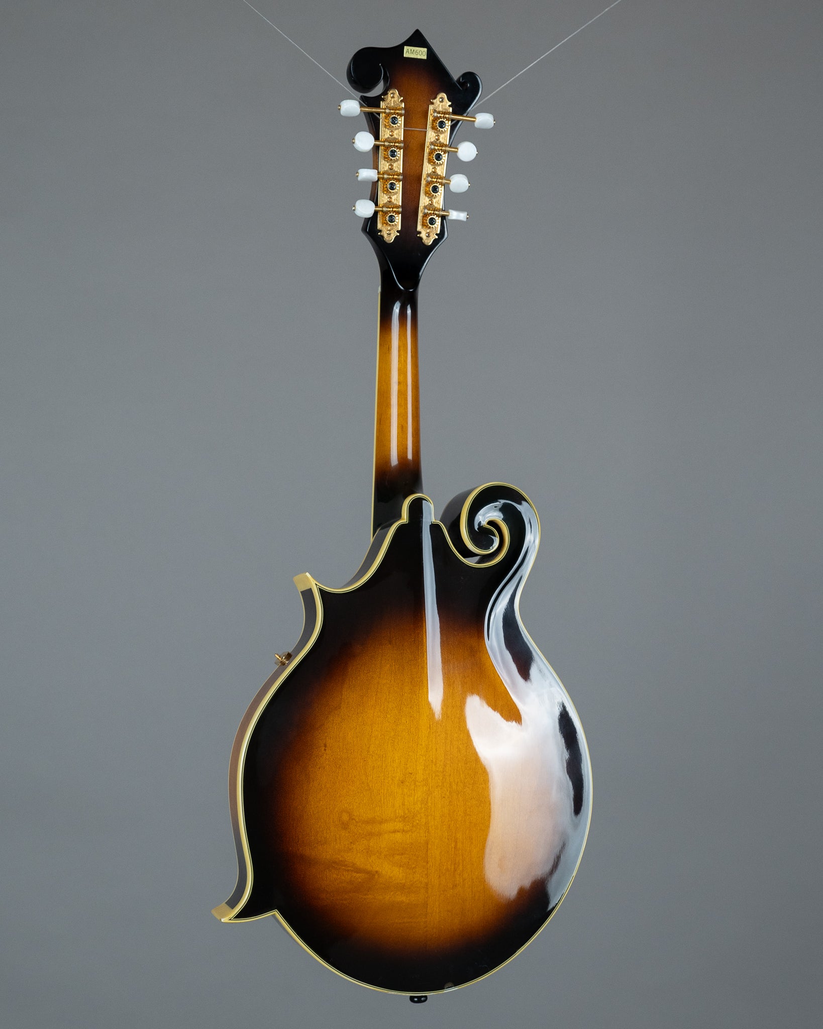 c1980s Aria AM-600 F-Style Mandolin (Korea, Tobacco Sunburst, OHSC)