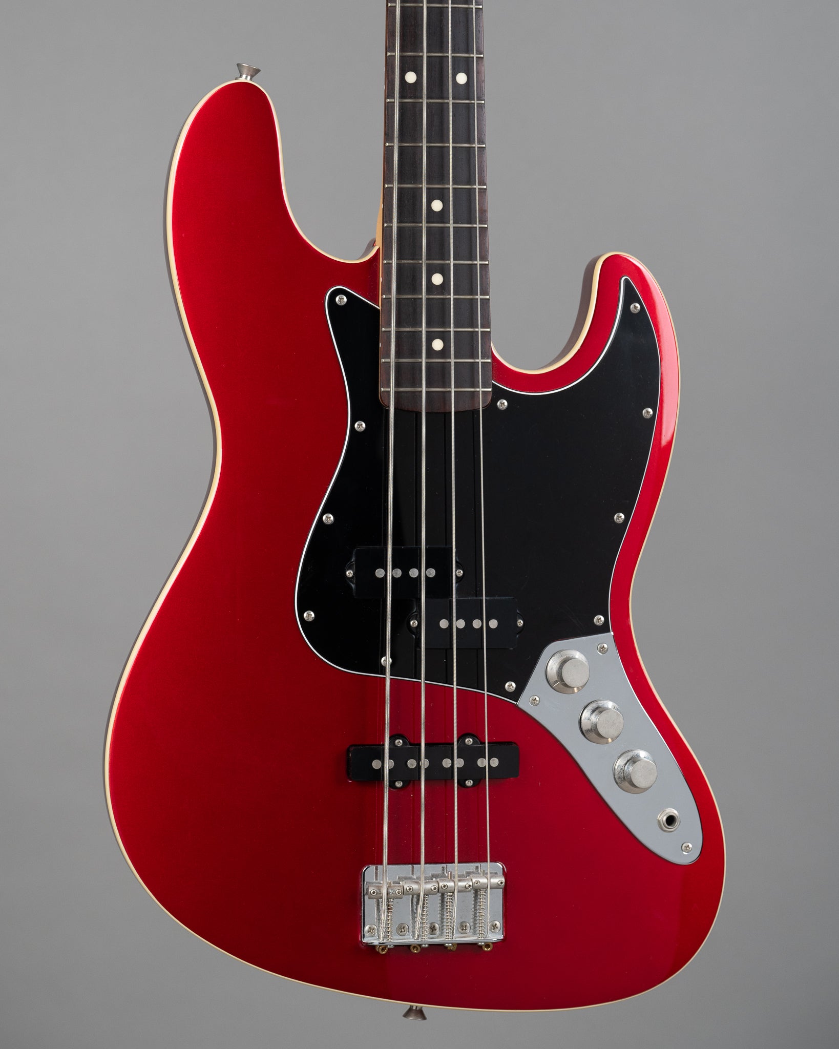 c2007 Fender Aerodyne Jazz Bass (Japan, Candy Apple Red)