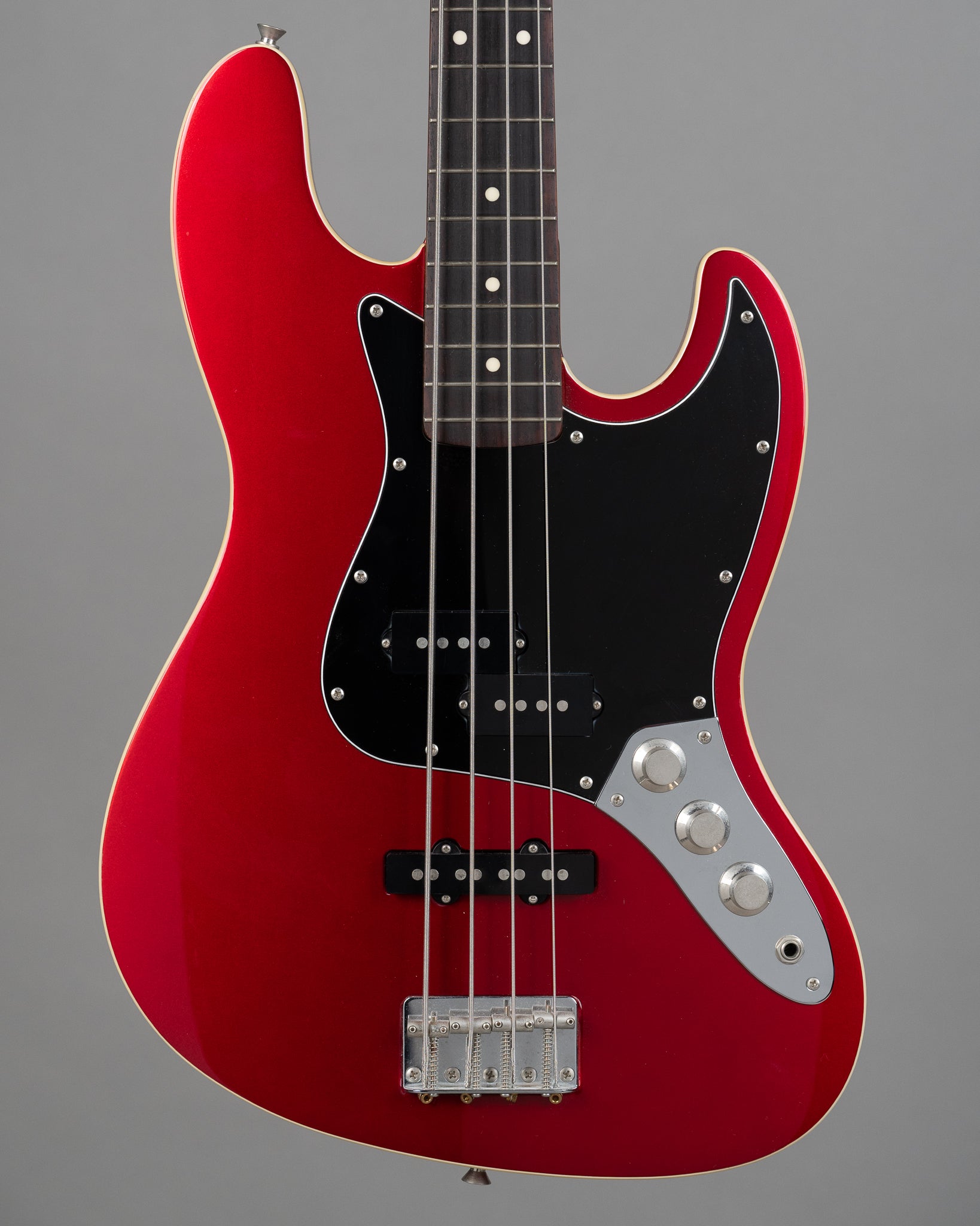 c2007 Fender Aerodyne Jazz Bass (Japan, Candy Apple Red)