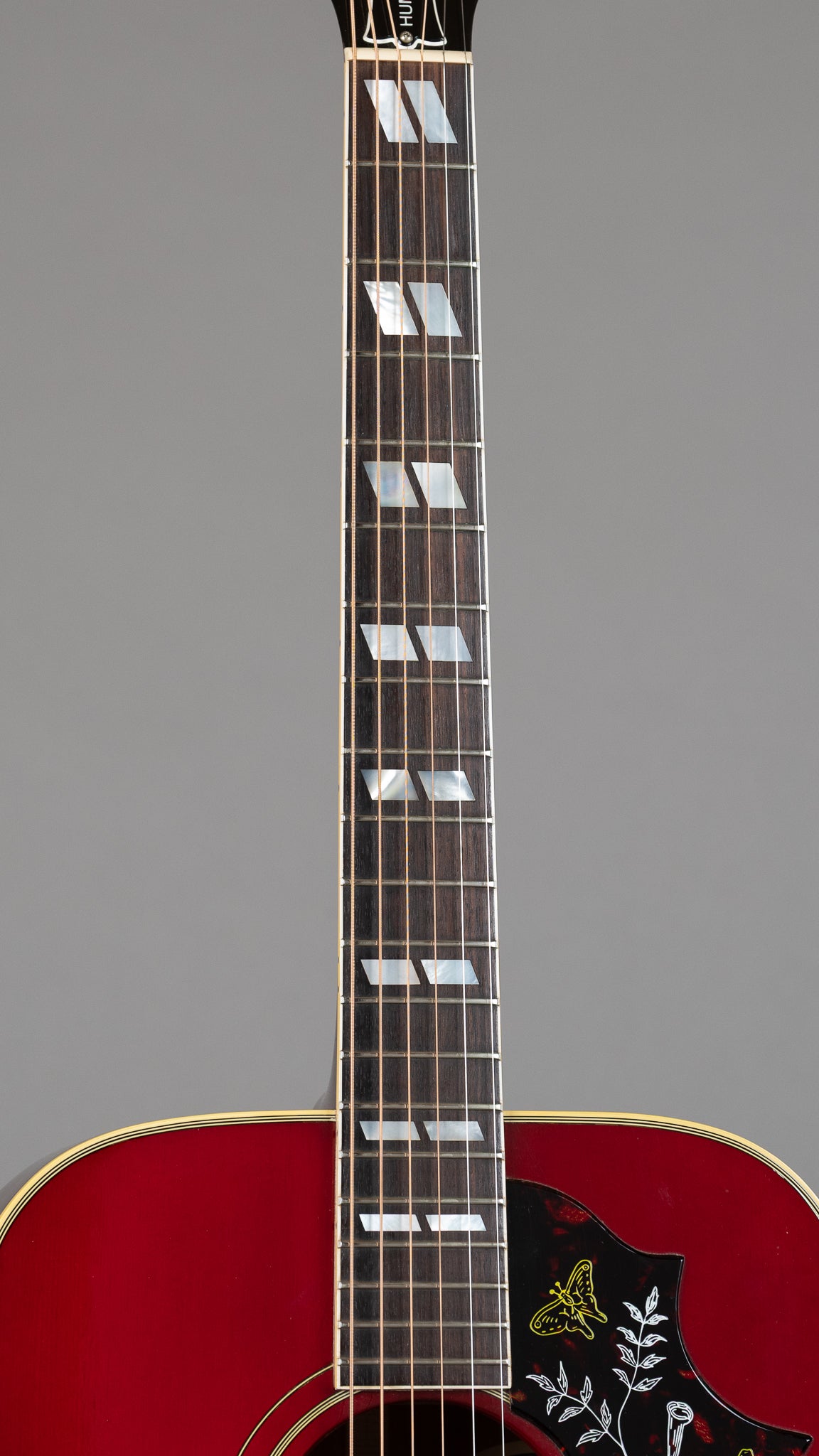 1993 Gibson Hummingbird USA, Vintage Cherry Sunburst, Pickup, OHSC)