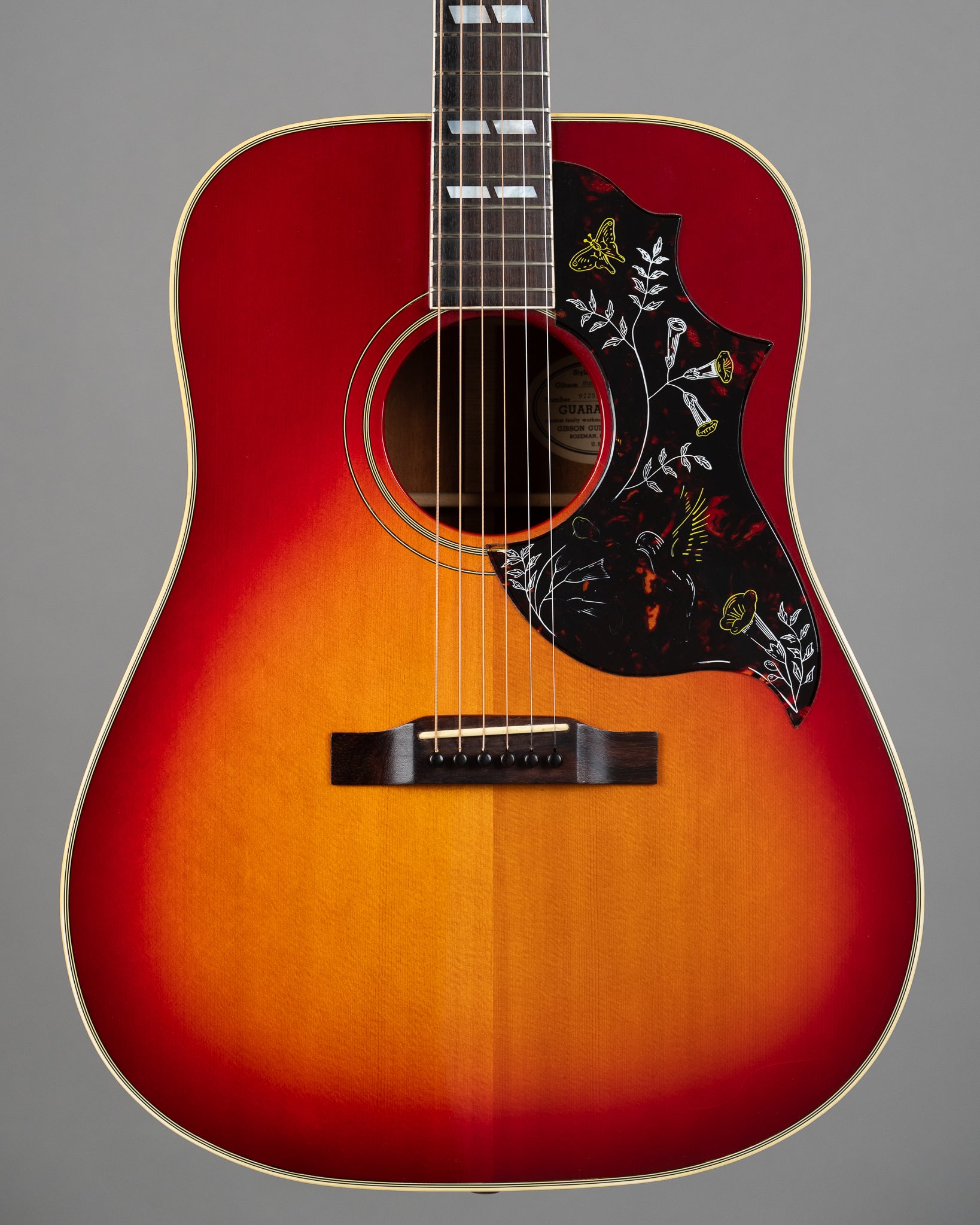 1993 Gibson Hummingbird USA, Vintage Cherry Sunburst, Pickup, OHSC)