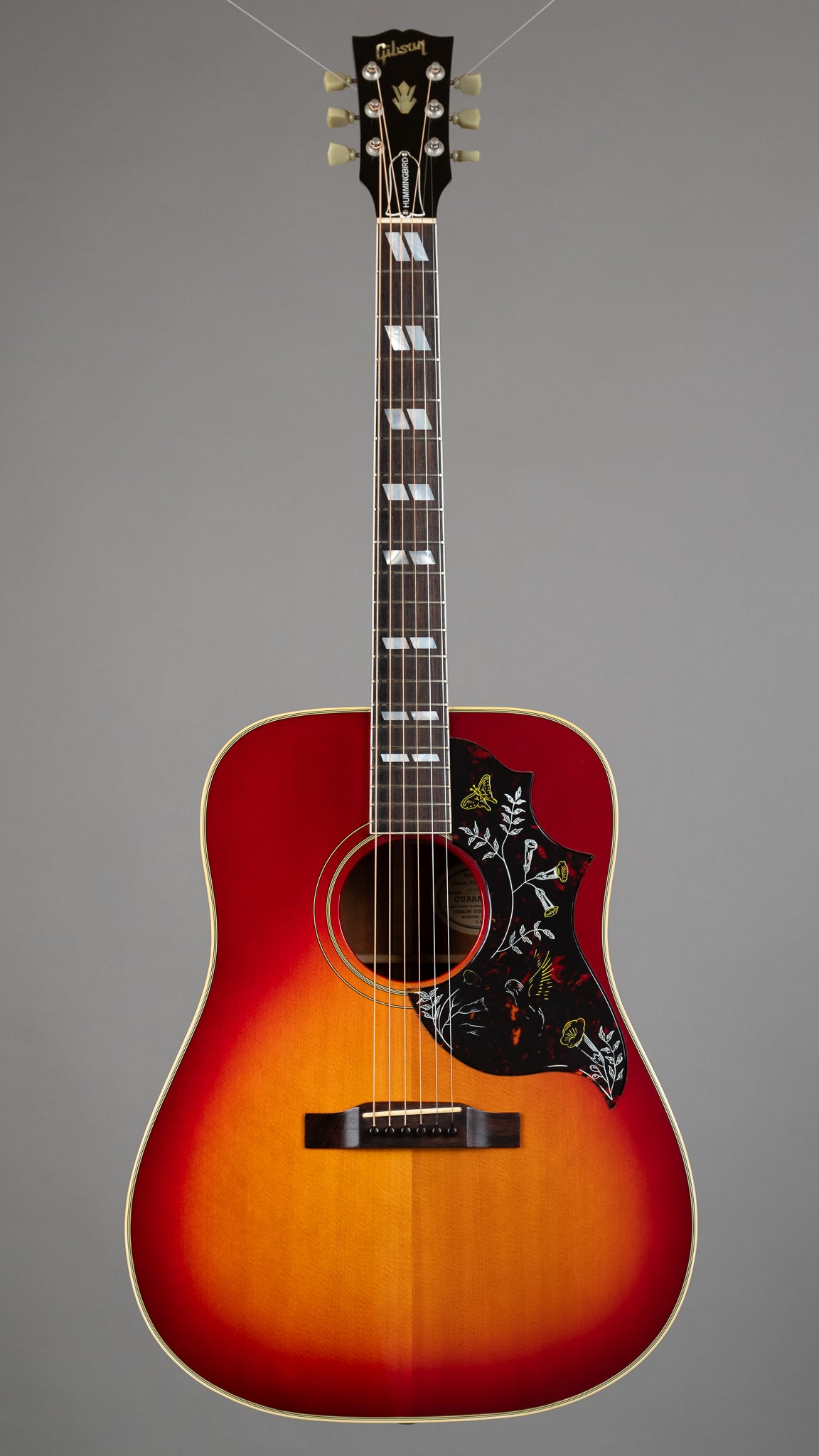 1993 Gibson Hummingbird USA, Vintage Cherry Sunburst, Pickup, OHSC)
