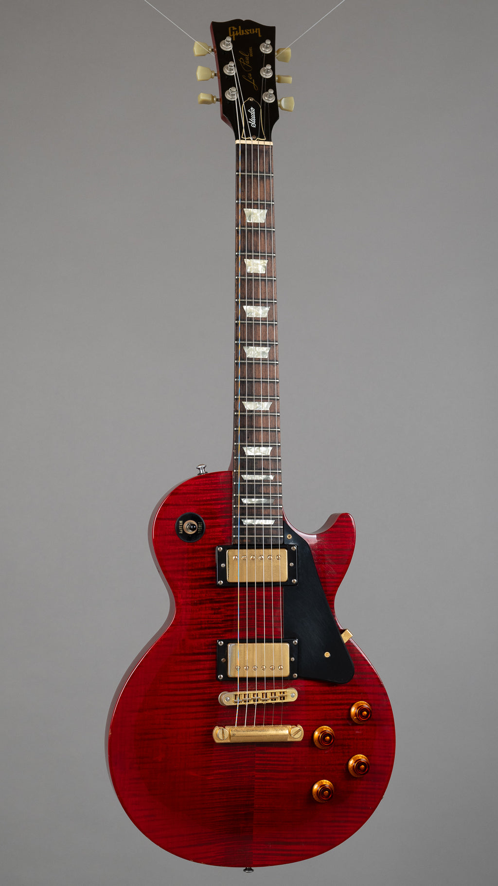 2001 Gibson Les Paul Studio Plus (USA, Flamed Cherry, OHSC)