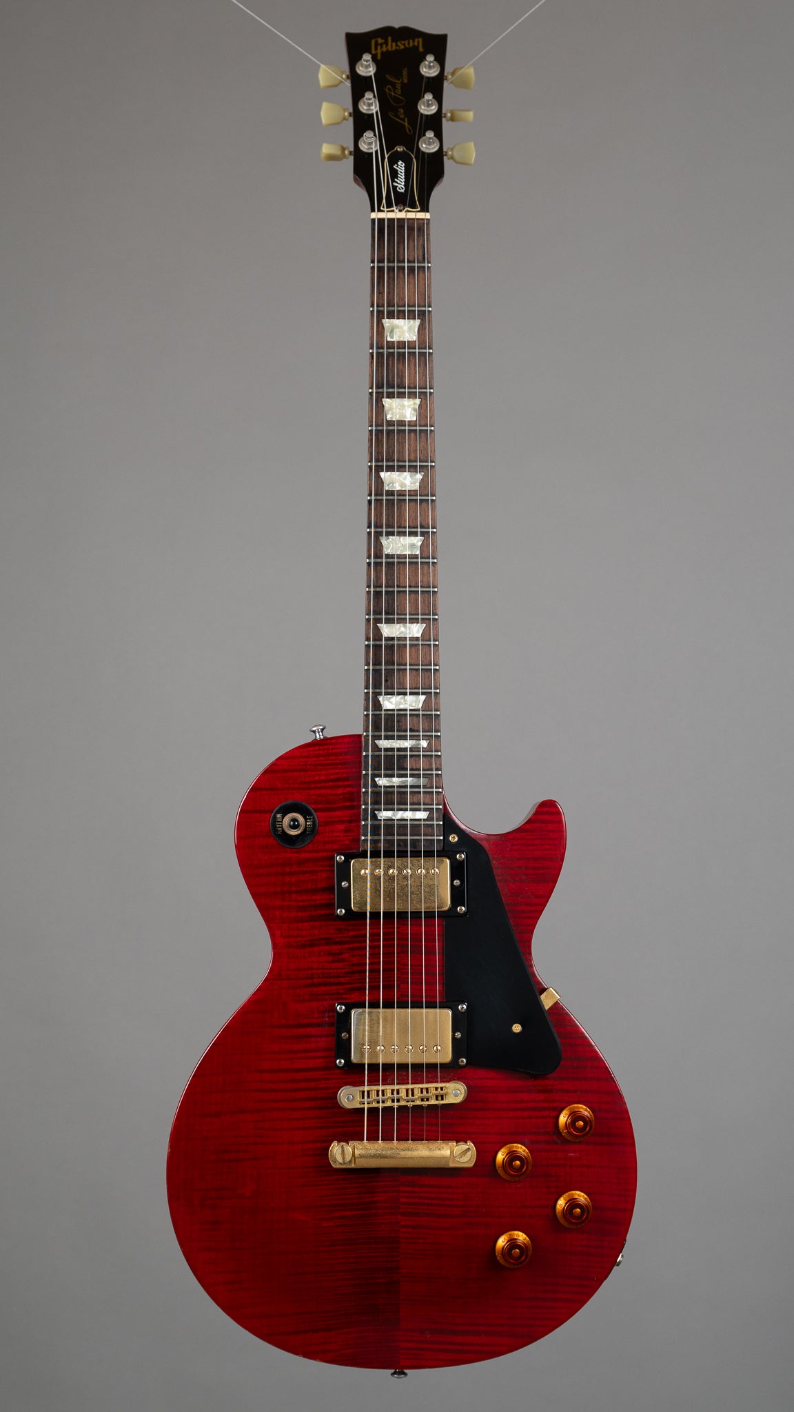 2001 Gibson Les Paul Studio Plus (USA, Flamed Cherry, OHSC)