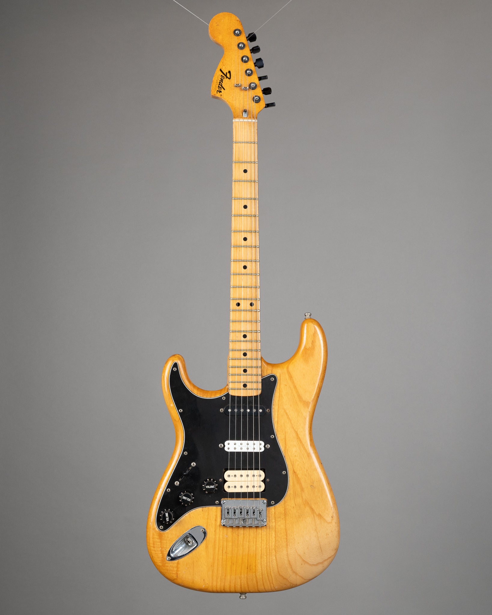1975 Fender Stratocaster Hardtail Left Hand (USA, Natural, OHSC)