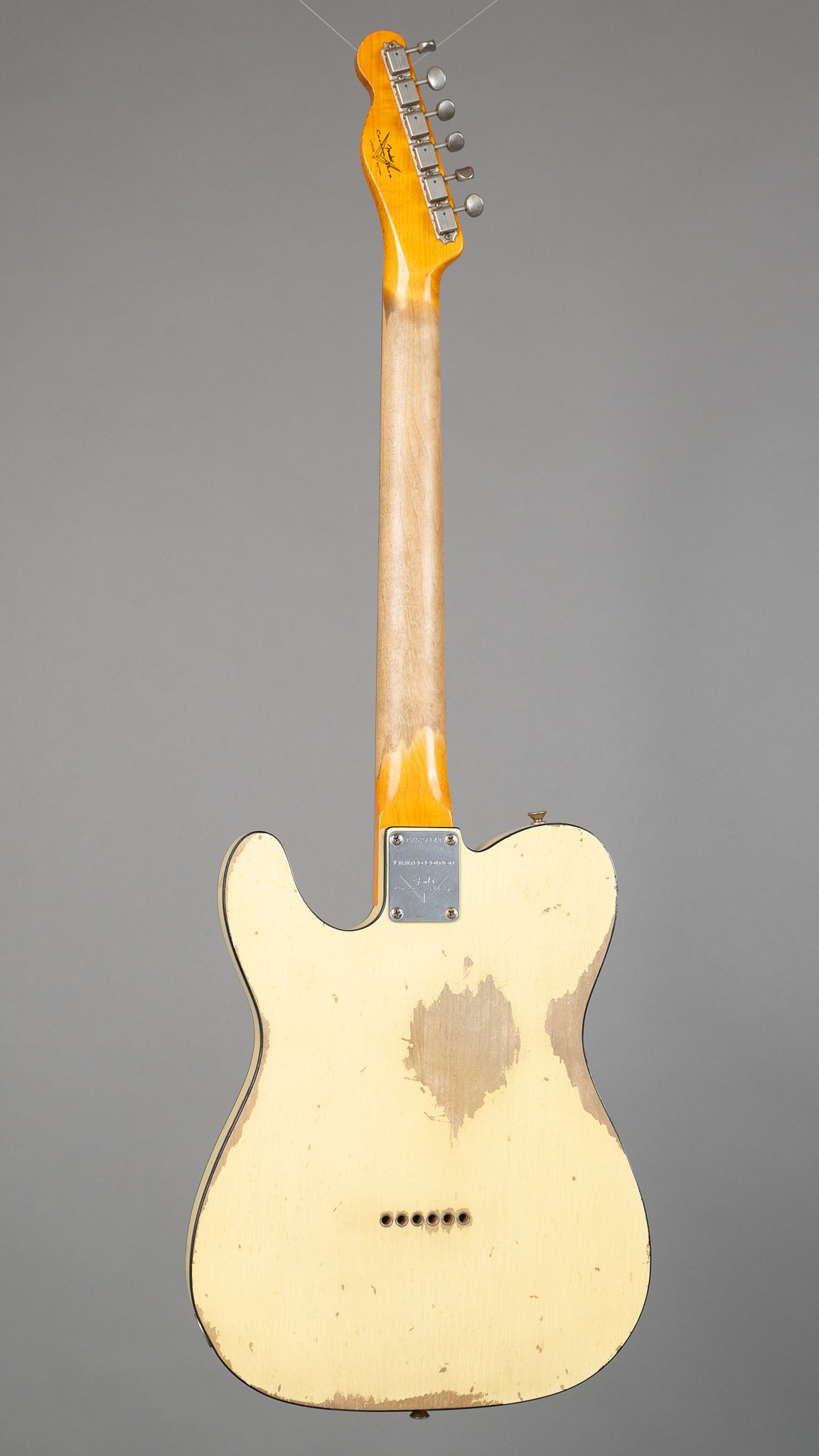 2016 Fender 60's Telecaster Custom Heavy Relic HSS (USA, Aged Vintage White, OHSC)