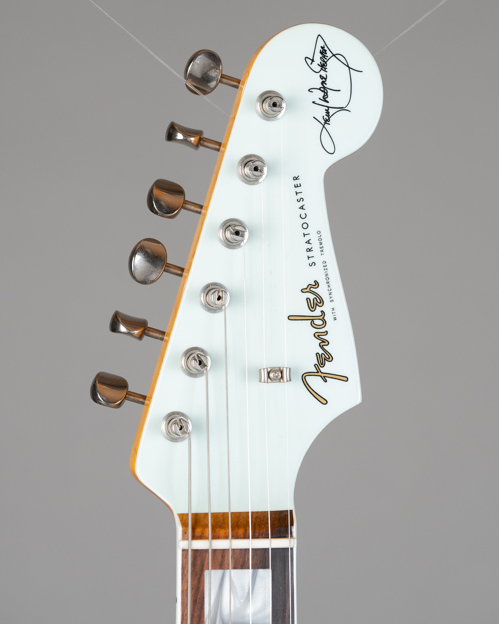 2021 Fender Kenny Wayne Shepherd Stratocaster (USA, Transparent Faded Sonic Blue, OHSC)