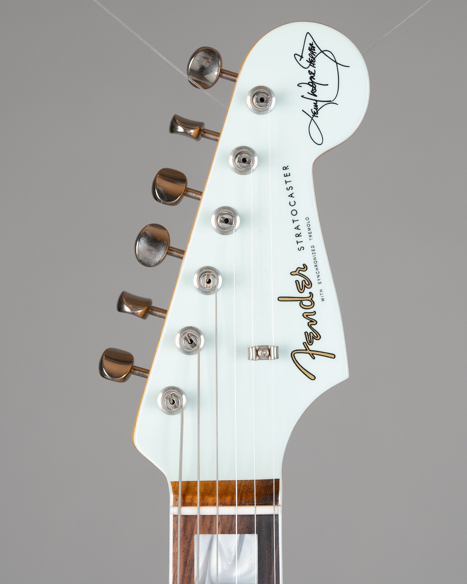 2021 Fender Kenny Wayne Shepherd Stratocaster (USA, Transparent Faded Sonic Blue, OHSC)