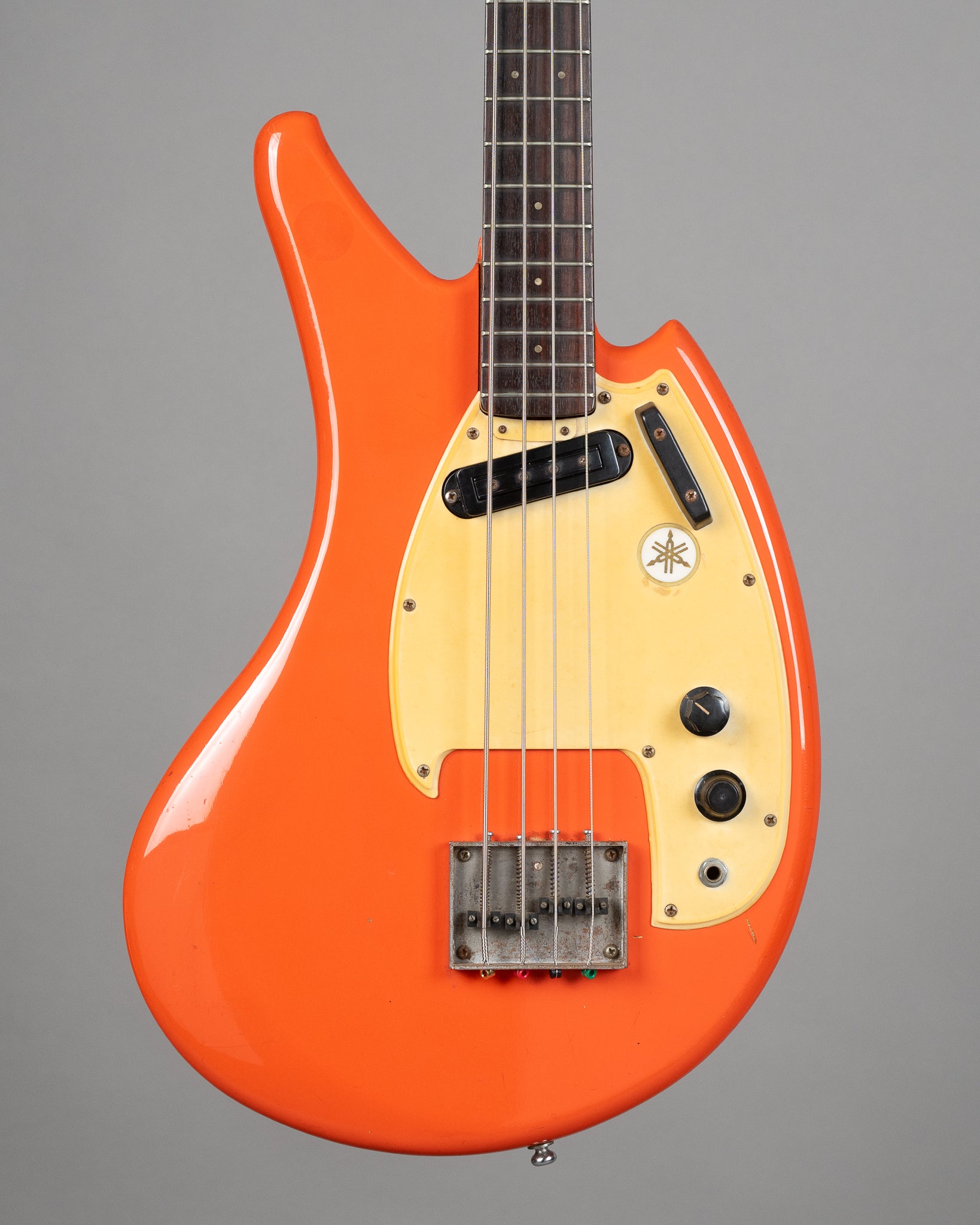 c1967 Yamaha SB-1C 'Flying Banana' Bass (Japan, Orange Polyester)