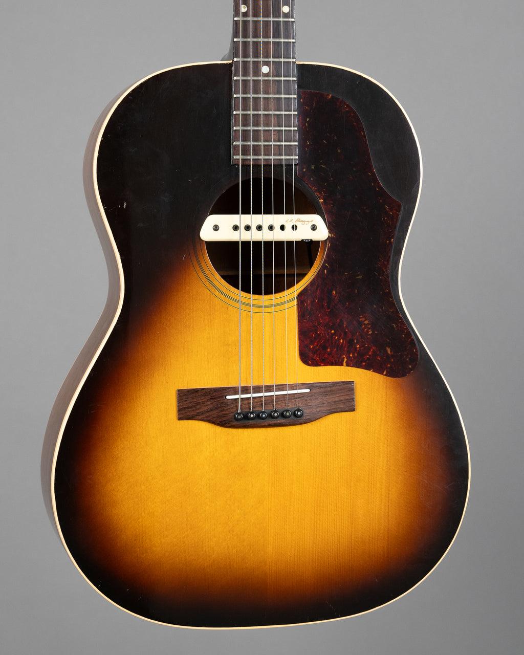 1963 Gibson LG-1 (USA, Sunburst, Pickup, HSC)