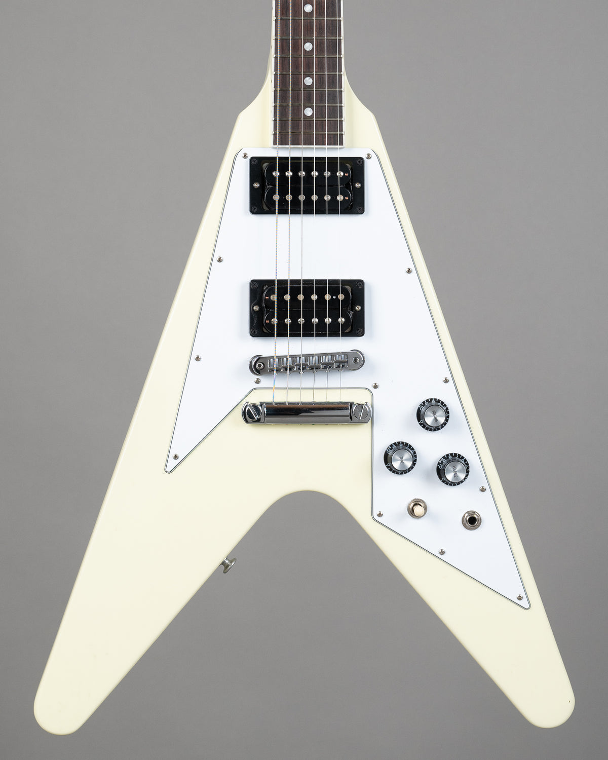 2023 Gibson 70s Flying V (USA, Classic White, OHSC)