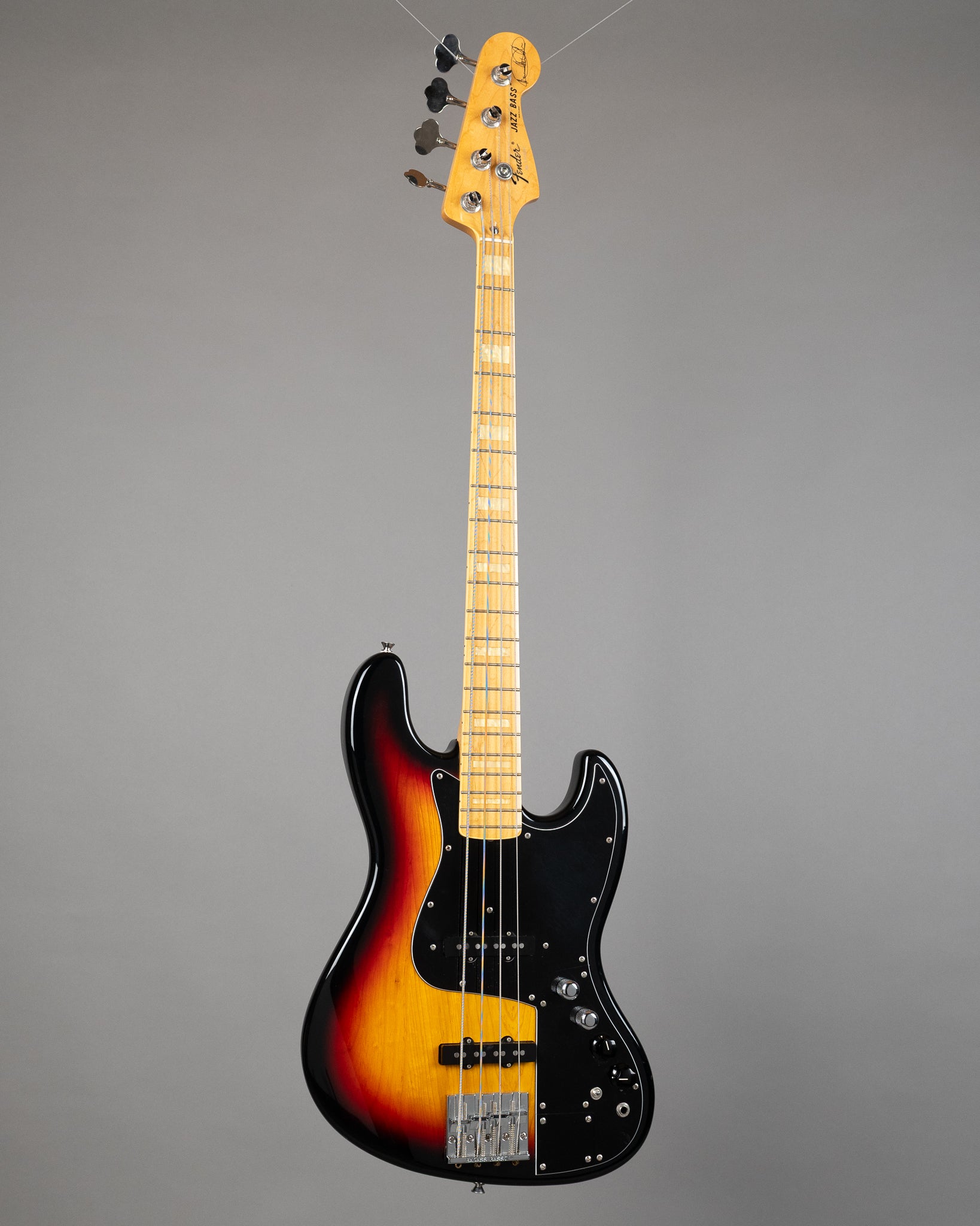 2006 Fender Marcus Miller Signature Jazz Bass (Japan, Sunburst, OGB)