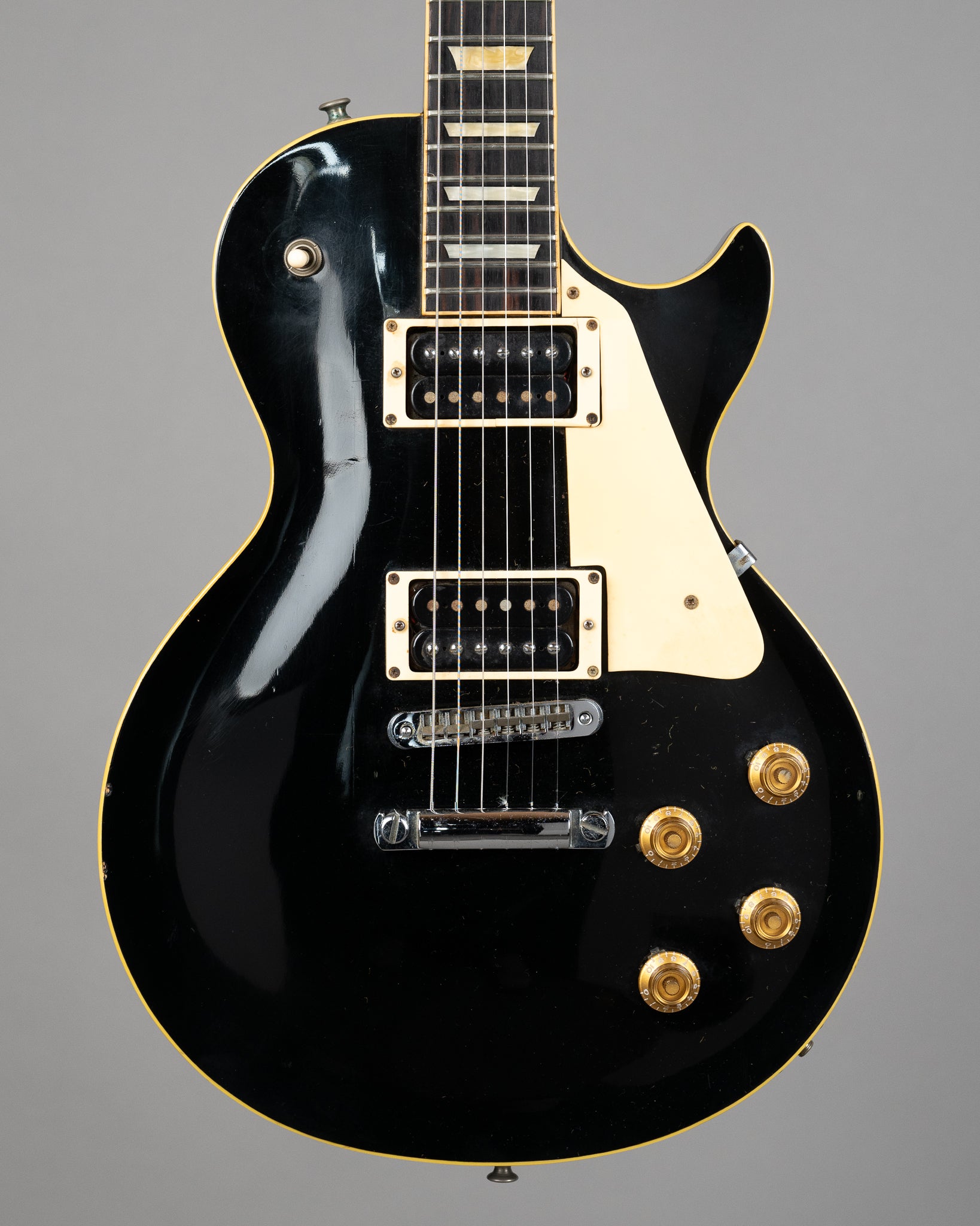 1977 Greco EG700B Les Paul (Japan, Black, HSC)