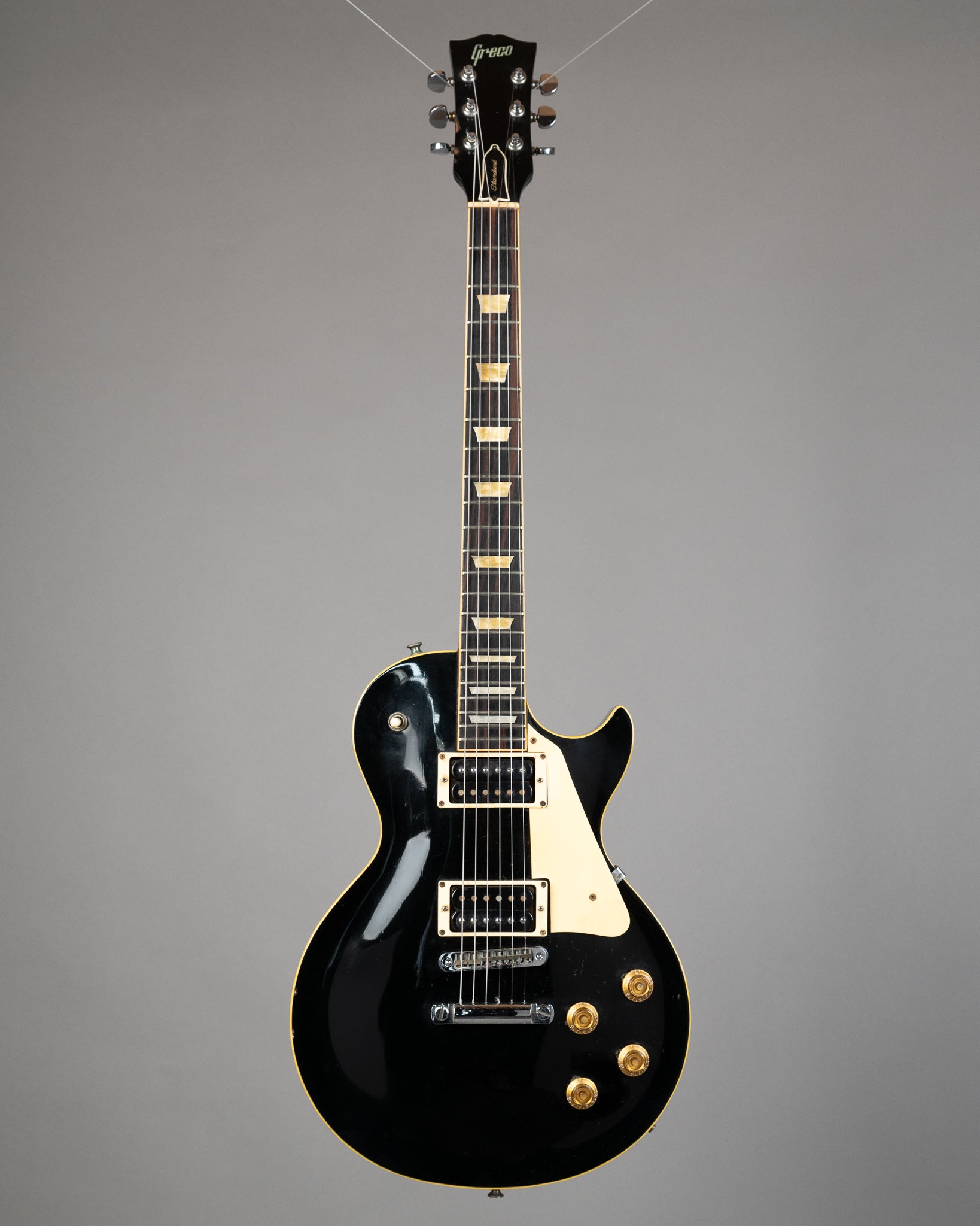 1977 Greco EG700B Les Paul (Japan, Black, HSC)