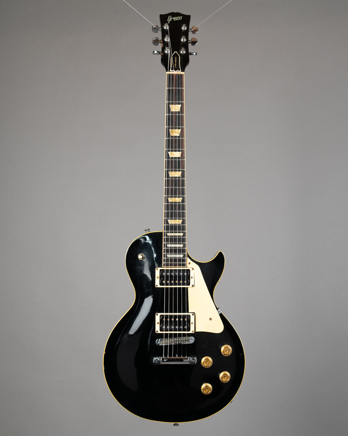 1977 Greco EG700B Les Paul (Japan, Black, HSC)