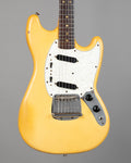 1977 Fender Mustang (USA, Olympic White, OHSC)