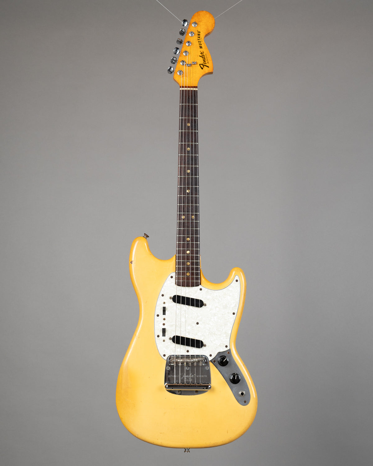 1977 Fender Mustang (USA, Olympic White, OHSC)