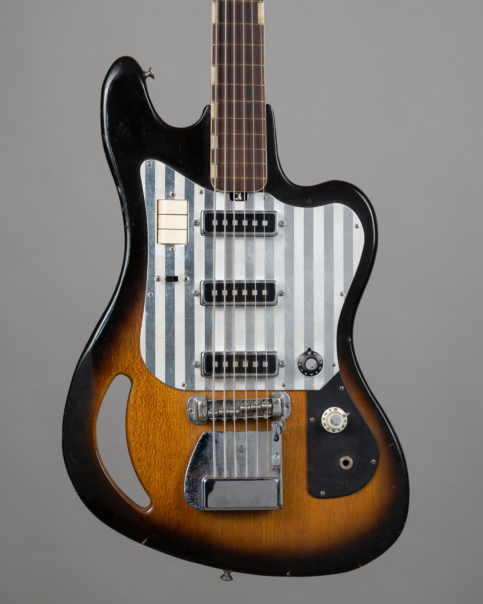 c1960s Teisco TB-64 (Japan, Sunburst)