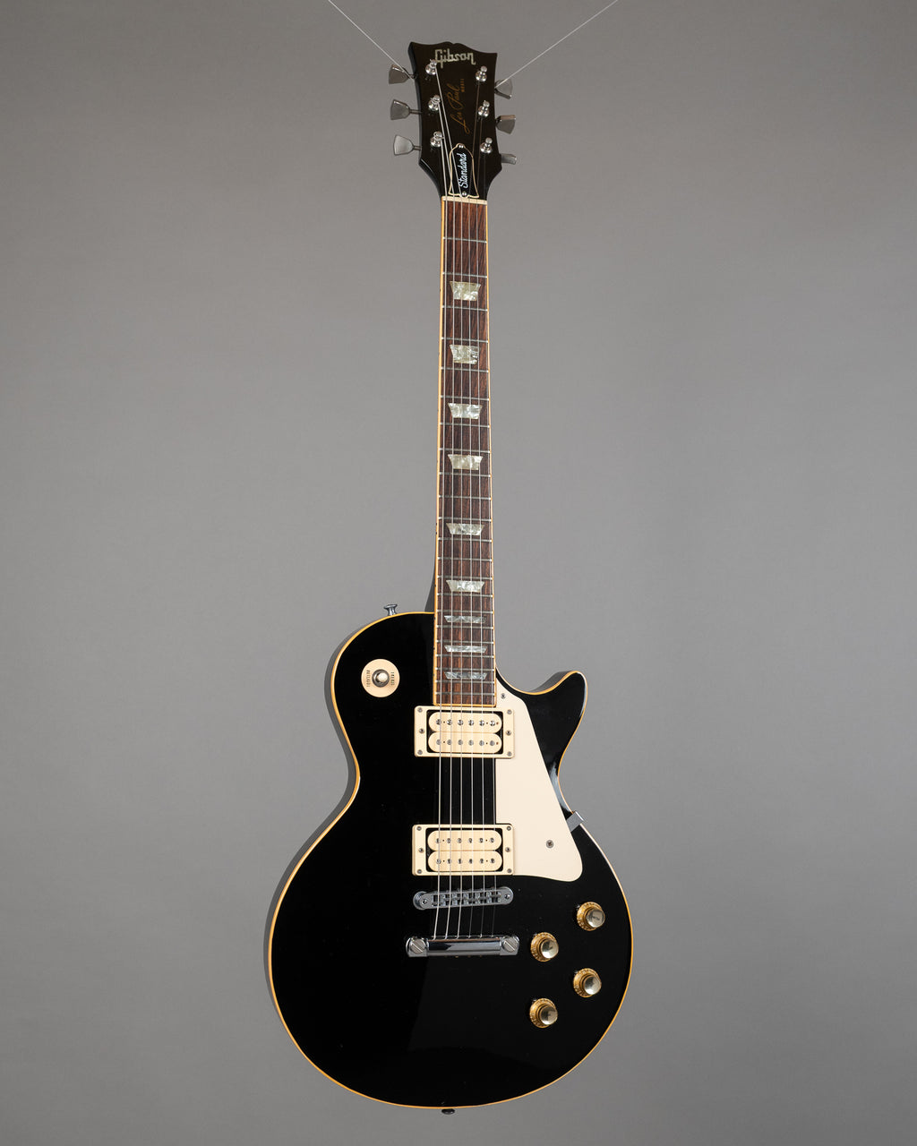 1977 Gibson Les Paul Standard (USA, Ebony, HSC)