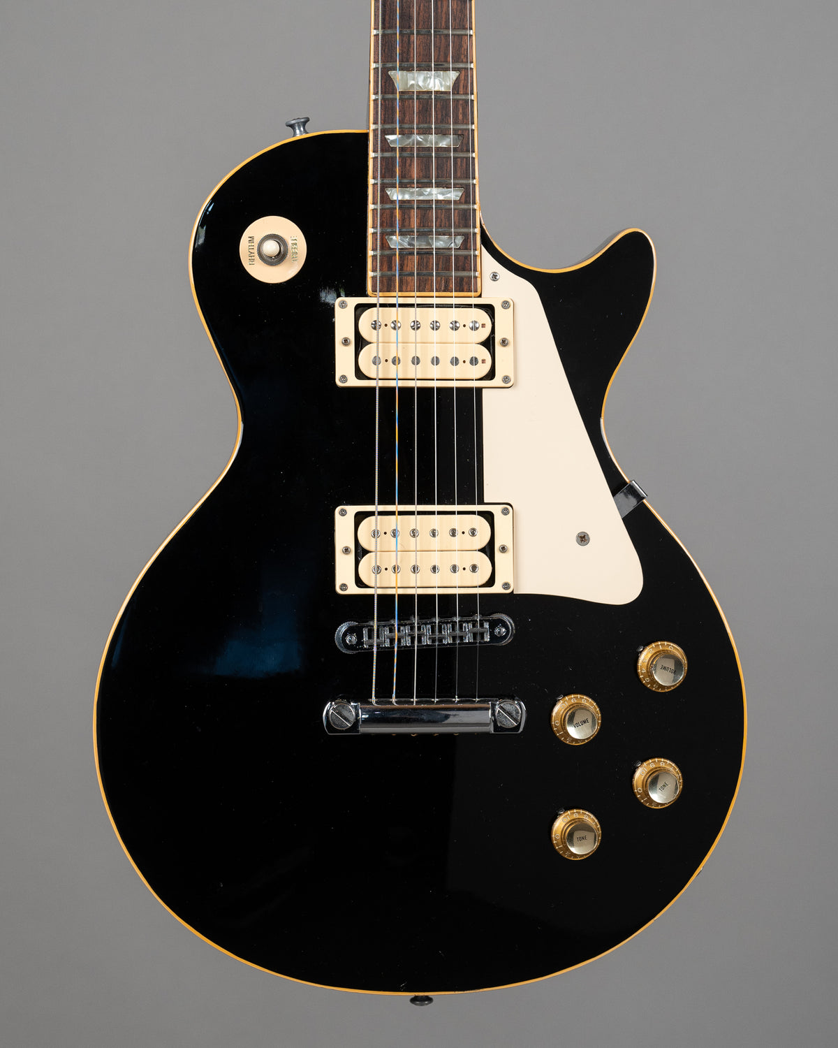 1977 Gibson Les Paul Standard (USA, Ebony, HSC)