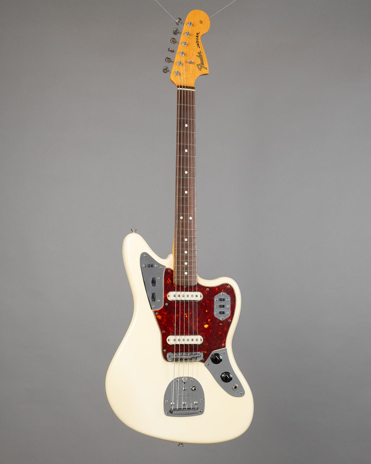 2005 Fender AVRI Vintage '62 Jaguar (USA, Olympic White, OHSC)