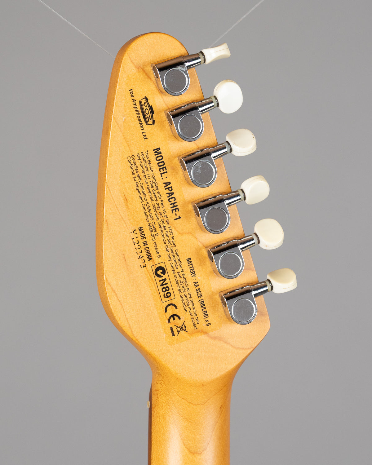 2012 Vox Apache 1 (China, Salmon Red, Built in Effects)