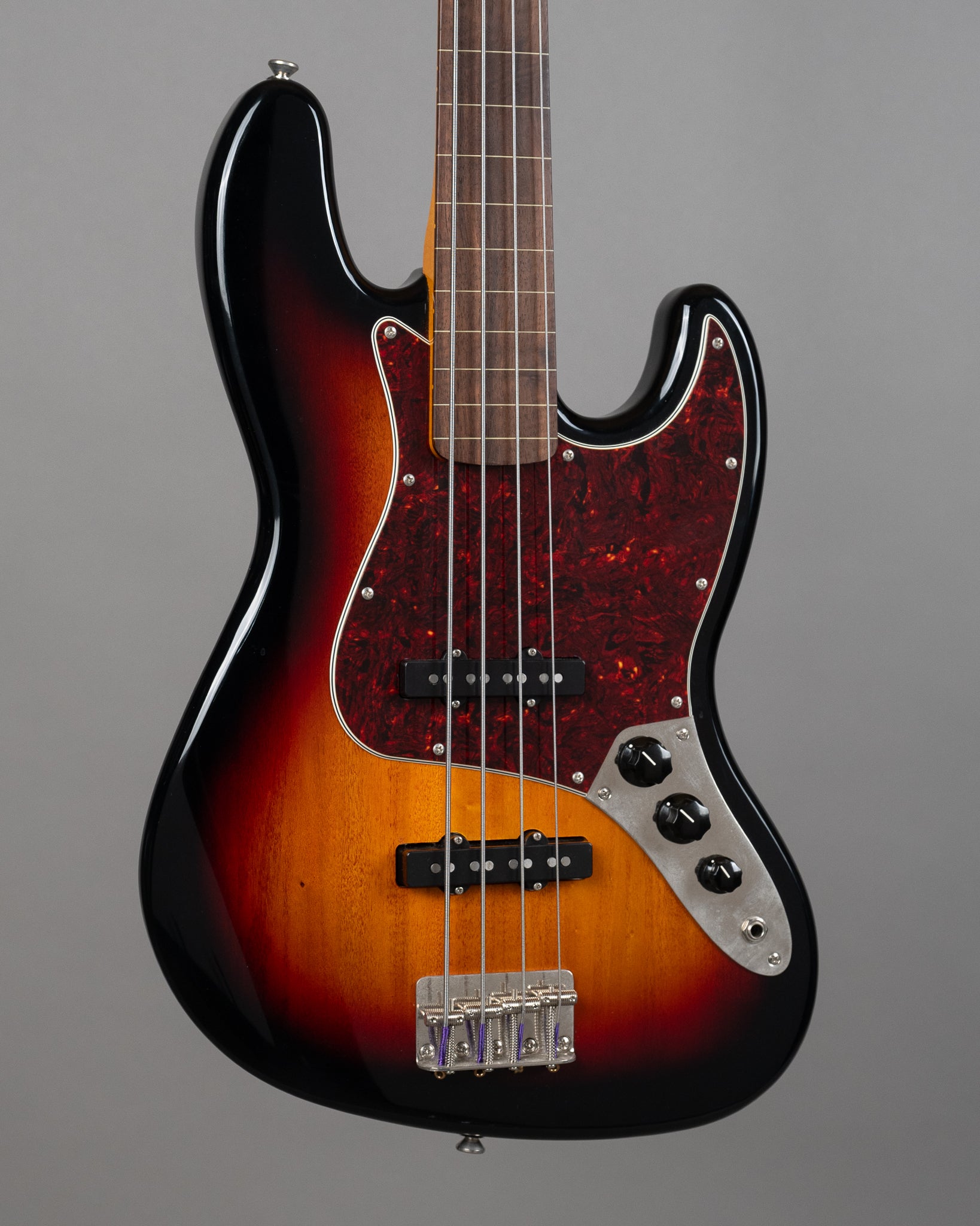 c2020 Squier Classic Vibe '60's Fretless Jazz Bass (Indonesia, Sunburst)
