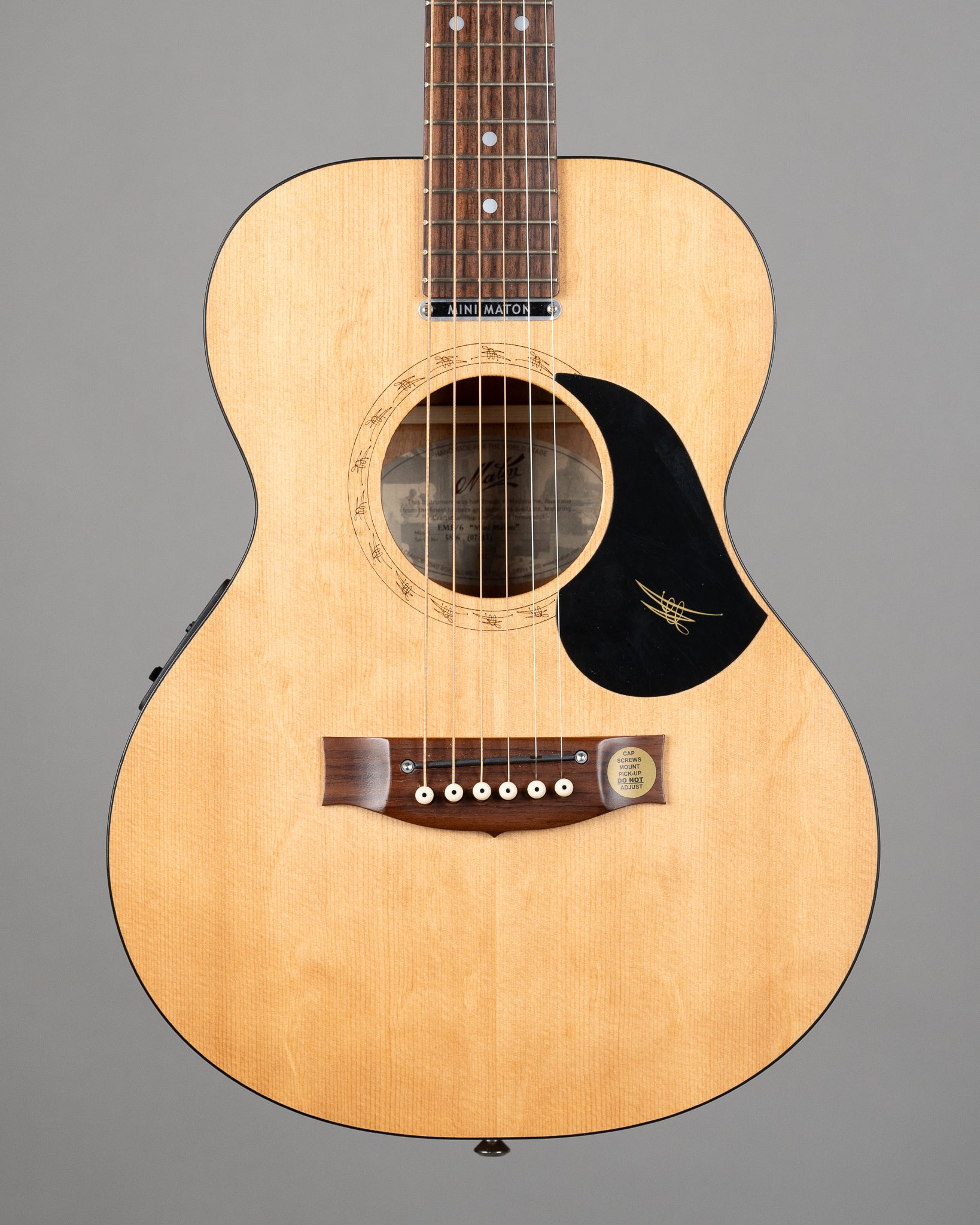 2013 Maton EML/6 Mini Maton (Australia, Natural Satin, AP5 Pickup, OHSC)