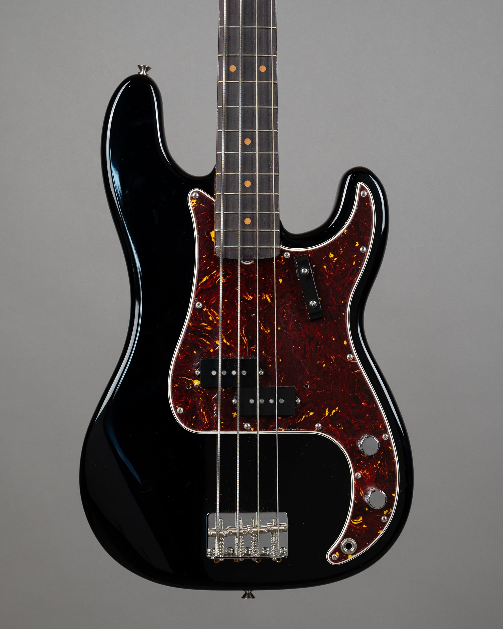 2022 Fender American Vintage II 1960 Precision Bass (USA, Black, OHSC)