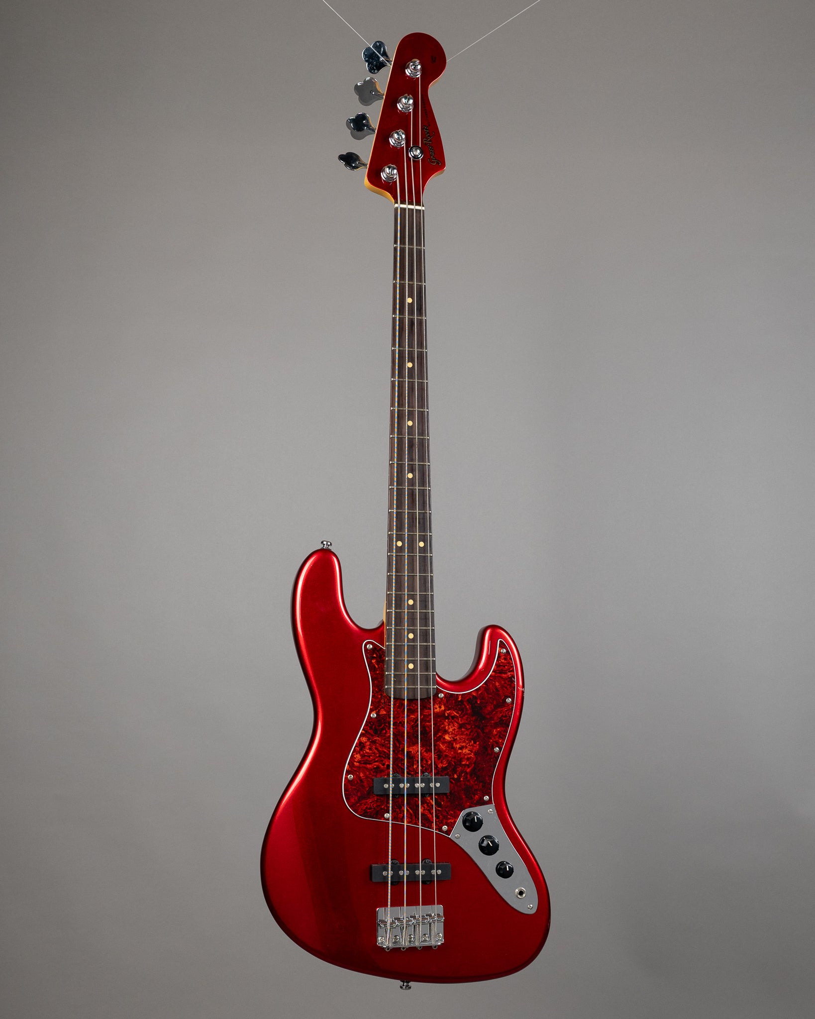 2014 Grassroots 'Jazz Bass' (Indonesia, Candy Apple Red) *