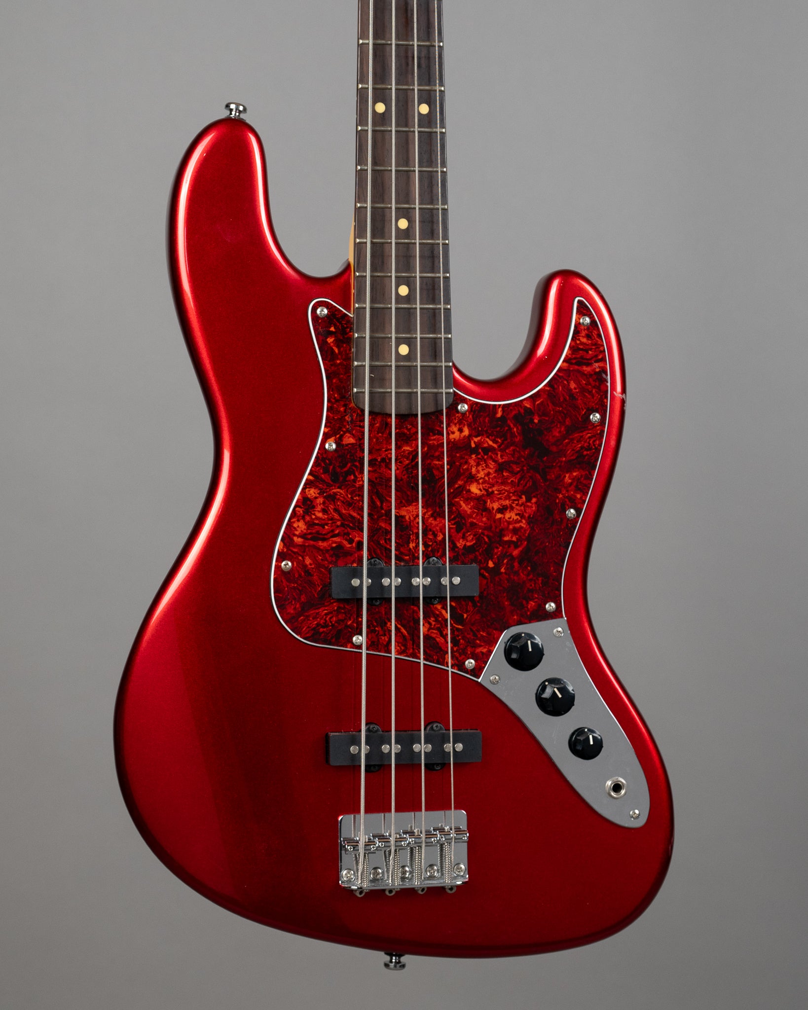 2014 Grassroots 'Jazz Bass' (Indonesia, Candy Apple Red) *