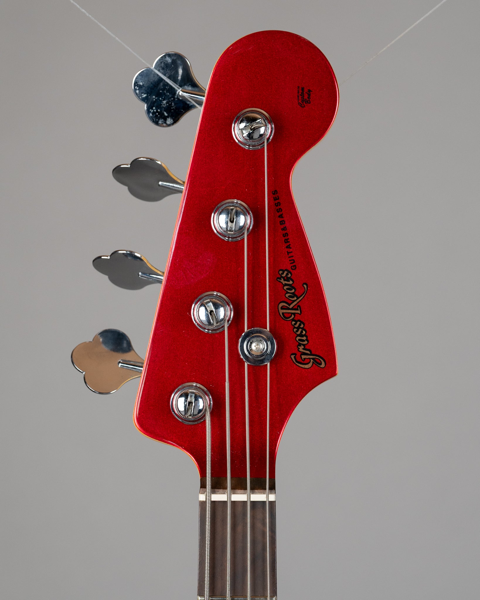 2014 Grassroots 'Jazz Bass' (Indonesia, Candy Apple Red) *