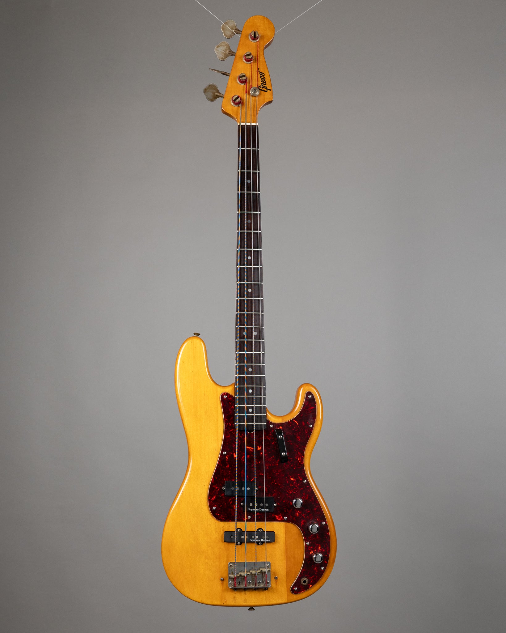 c1974 Greco Precision Bass Mod (Japan, Natural Gloss, Seymour Duncan Pickups)