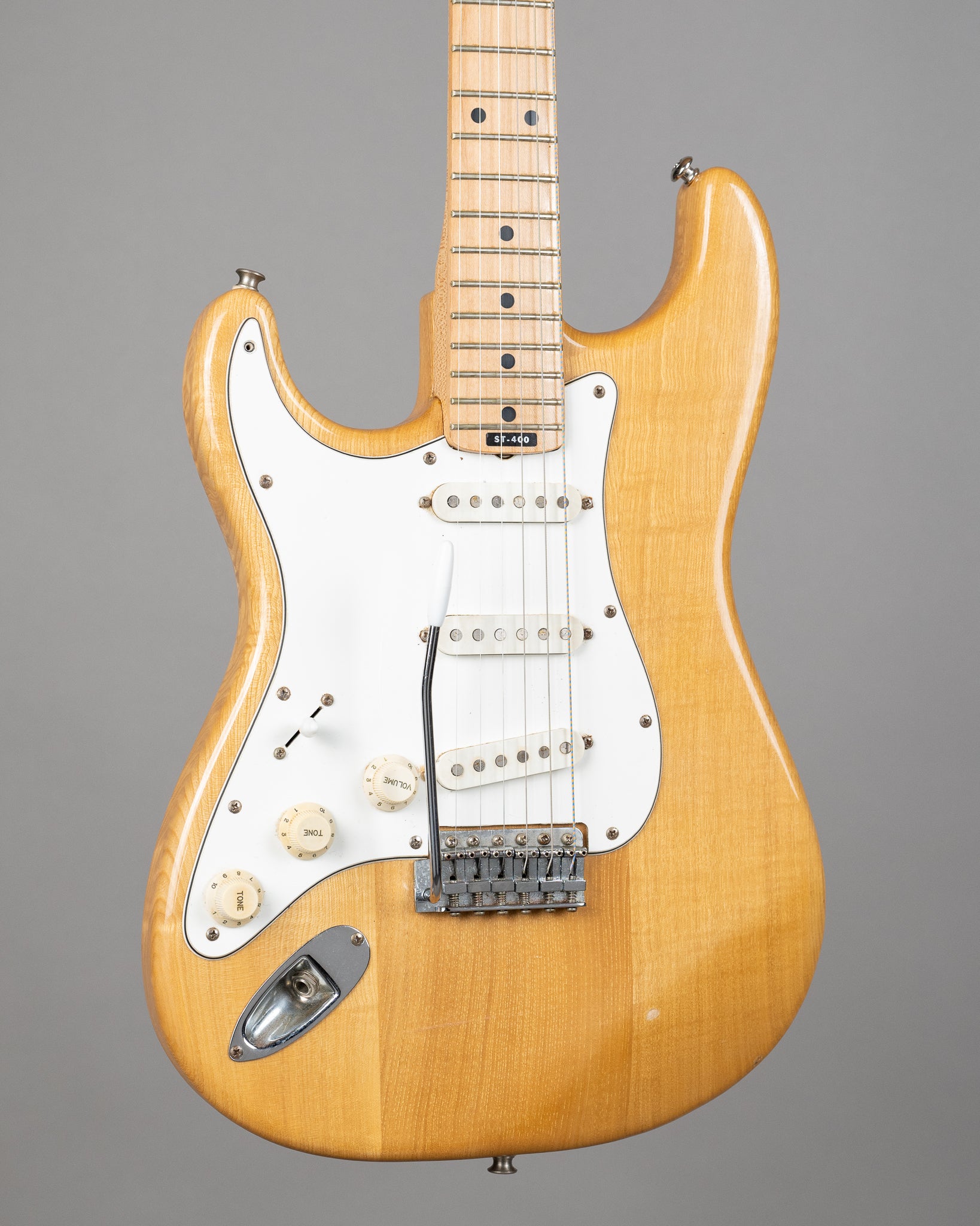 1978 Aria Pro II ST-400 (Japan, Natural, Left-Handed)
