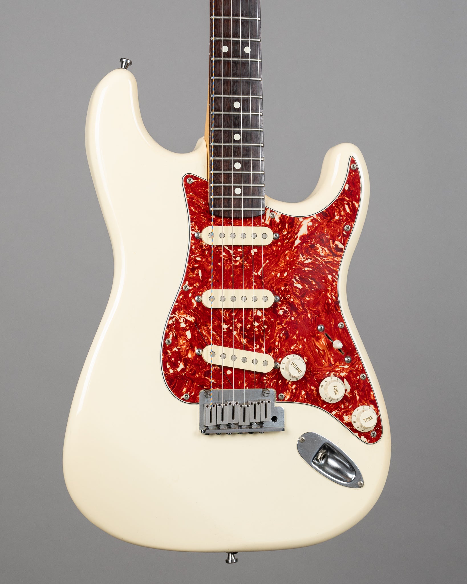1989 Fender ST650-SPL Stratocaster (Japan, USA, Olympic White, Gastelum neck)