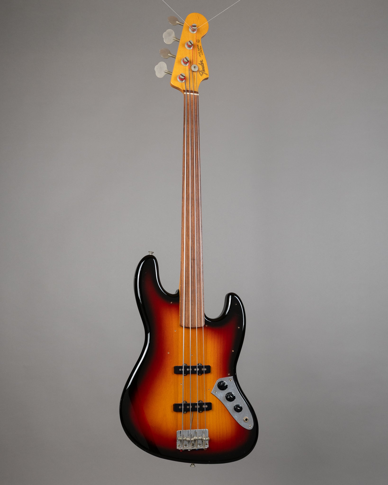 1991 Fender JB-62FL Jazz Bass Fretless (Japan, Sunburst, Gig Bag