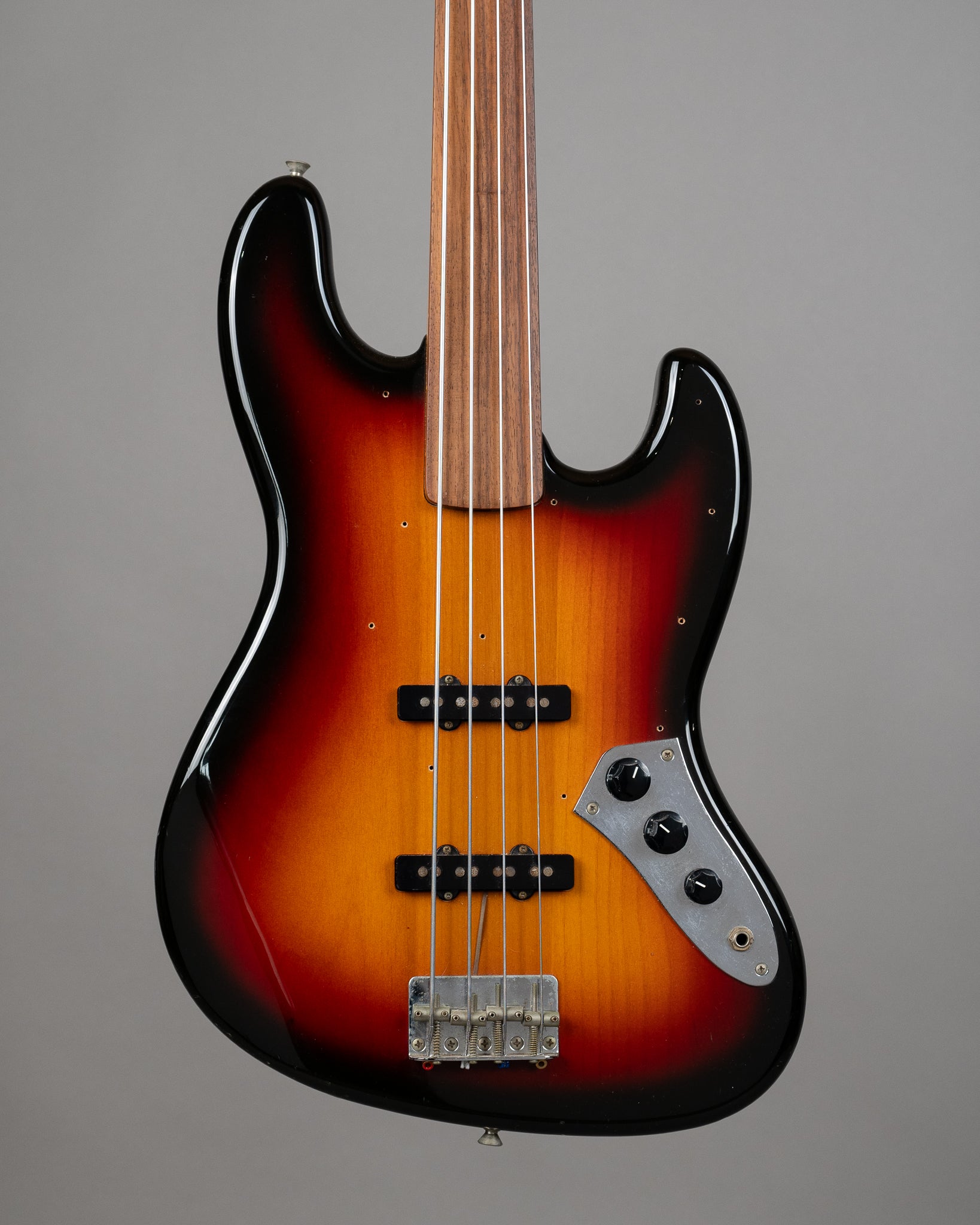 1991 Fender JB-62FL Jazz Bass Fretless (Japan, Sunburst, Gig Bag