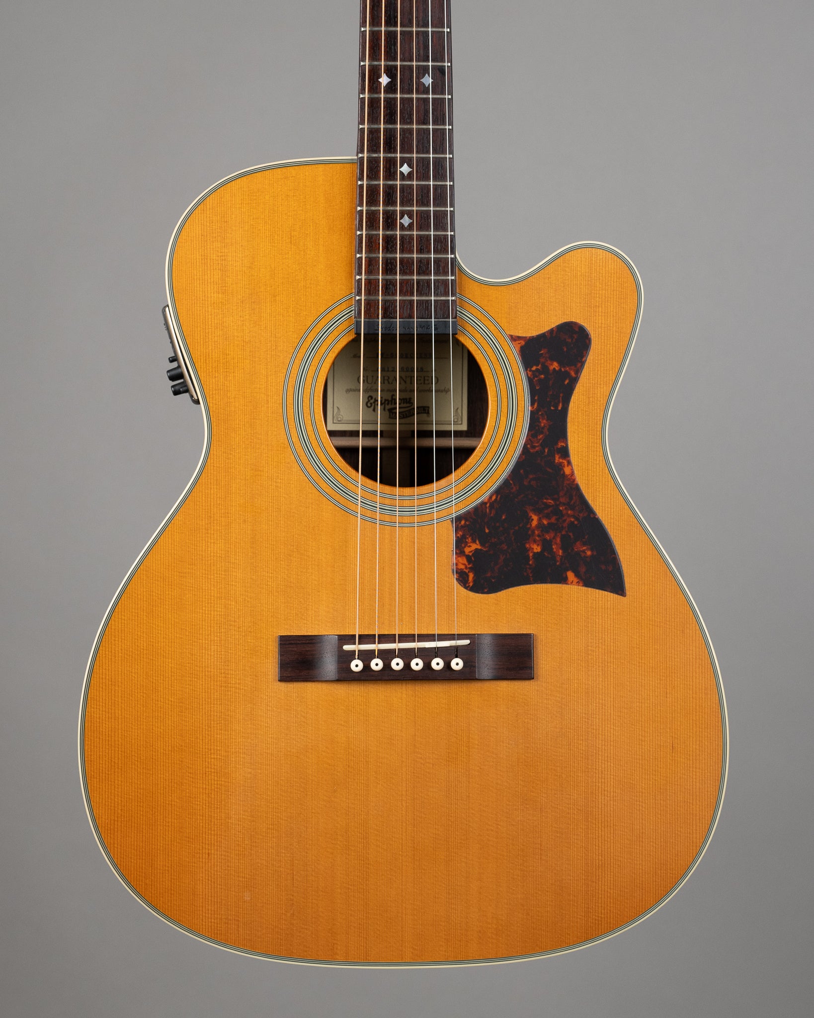 2008 Epiphone EF-500RCCENS Masterbilt (China, Natural, Pickup, OHSC)