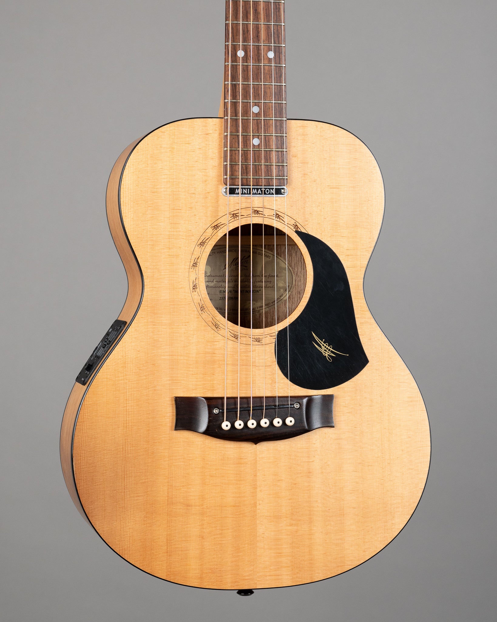 2009 Maton EML/6 'Mini Maton' (Australia, Natural, Pickup, OHSC)