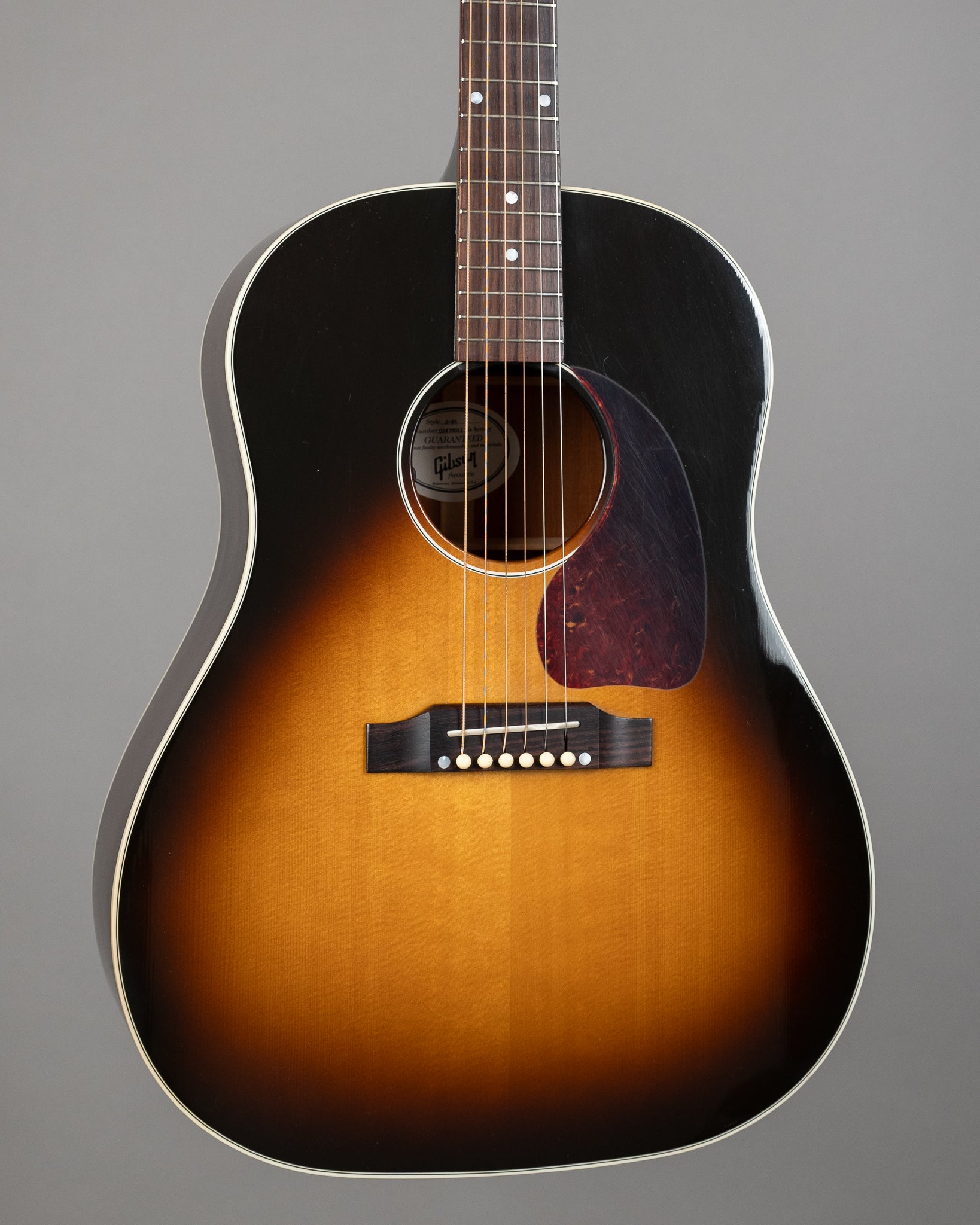 2008 Gibson J-45 Standard (USA, Sunburst, Pickup, OHSC)
