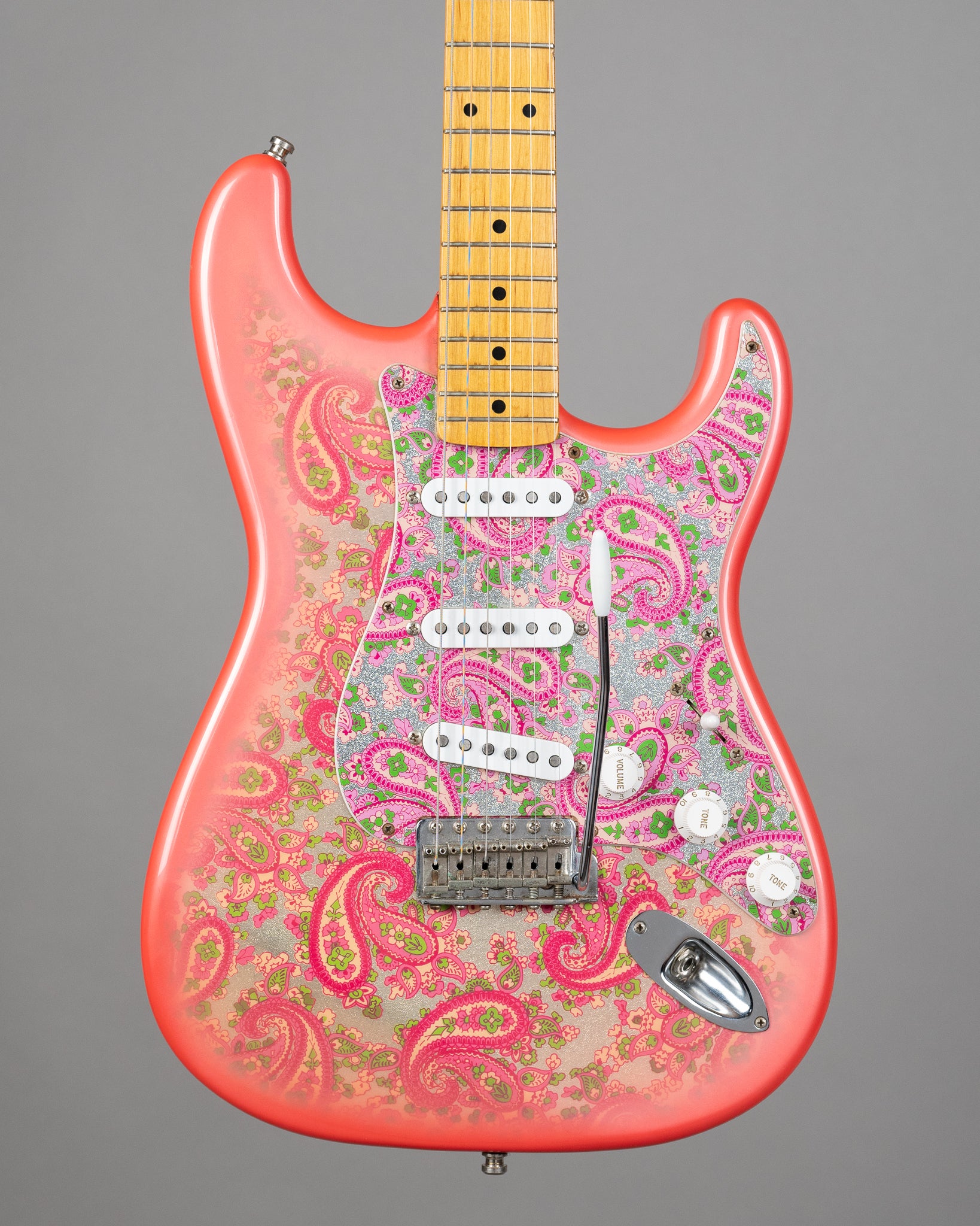 2002 Fender ST57-88PRD 'Paisley' Stratocaster (Japan, Pink Paisley, Paisley HC)