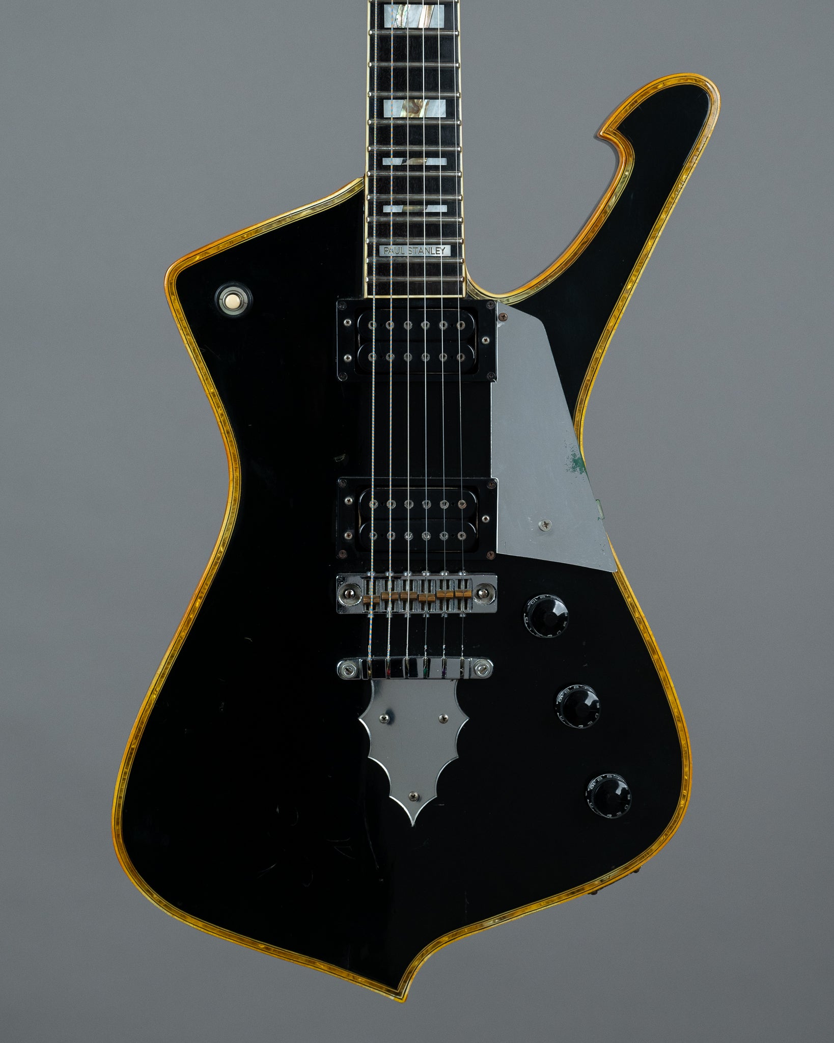 1979 Ibanez 'Paul Stanley' PS10/IC1000 Iceman (Japan, Black, OHSC)