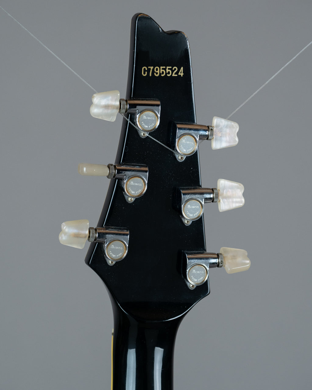 1979 Ibanez 'Paul Stanley' PS10/IC1000 Iceman (Japan, Black, OHSC)