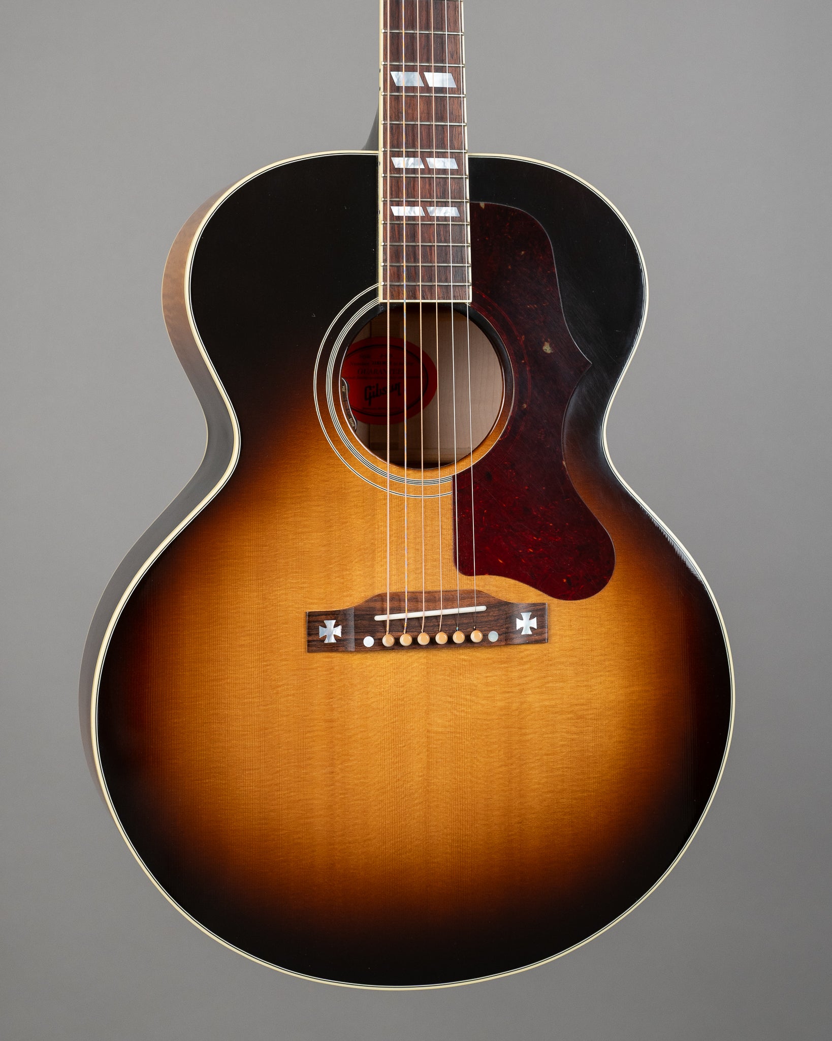 2022 Gibson J-185 (USA, Sunburst, OHSC)