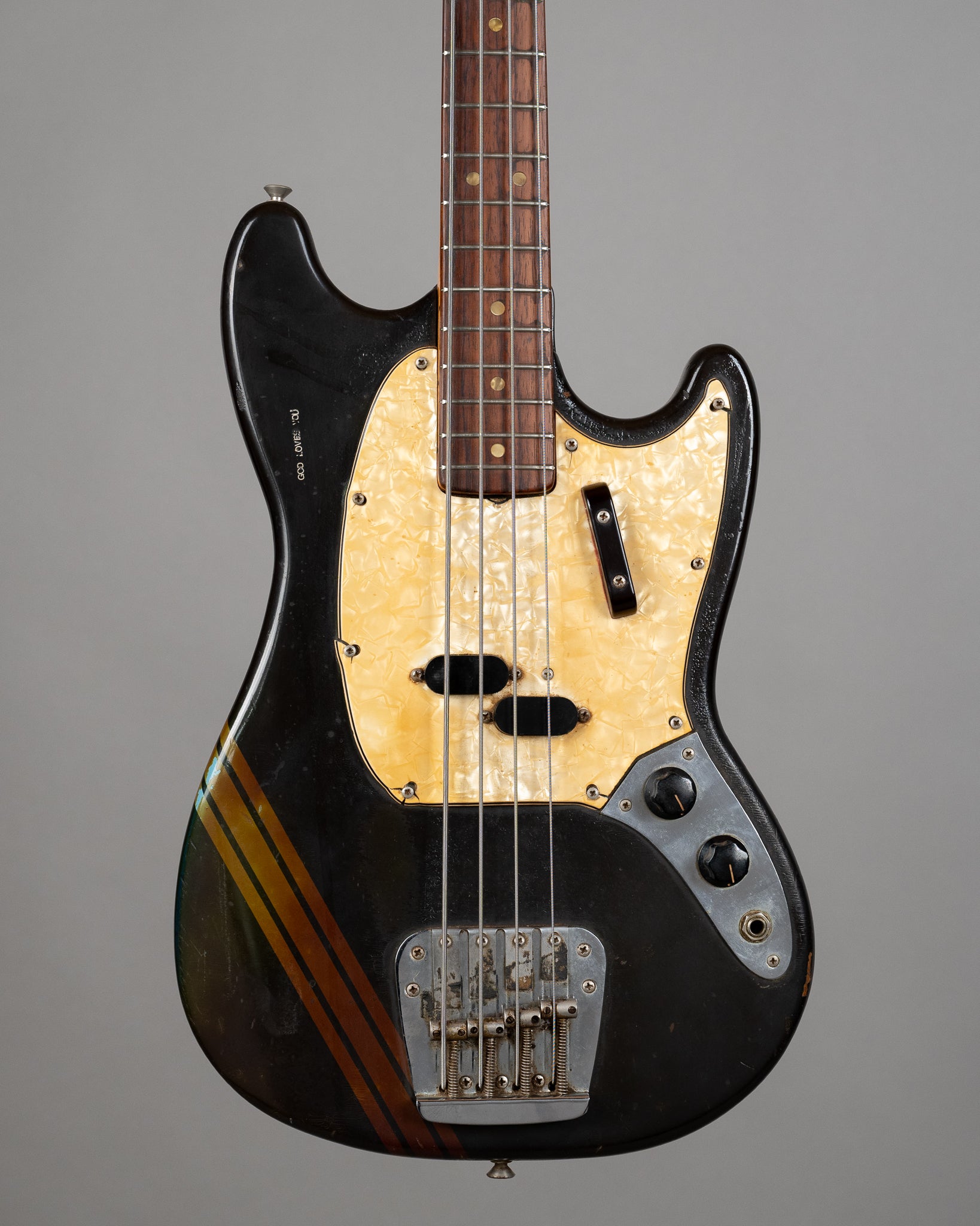 1972 Fender Mustang Bass (USA, Competition Burgundy, HSC)
