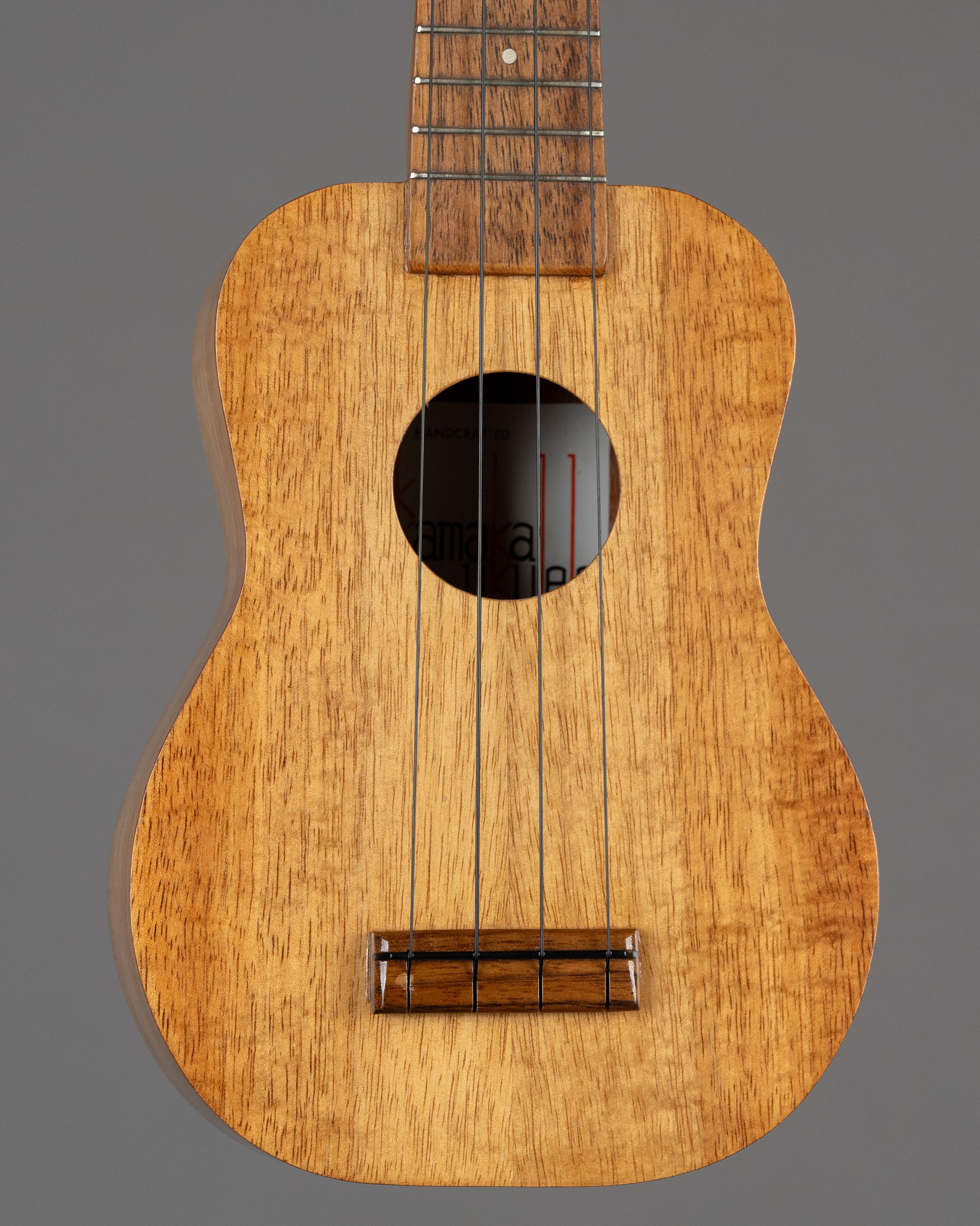 1996 Kamaka HF-1 Soprano Ukulele (Hawaii, Koa Gloss, OHSC)