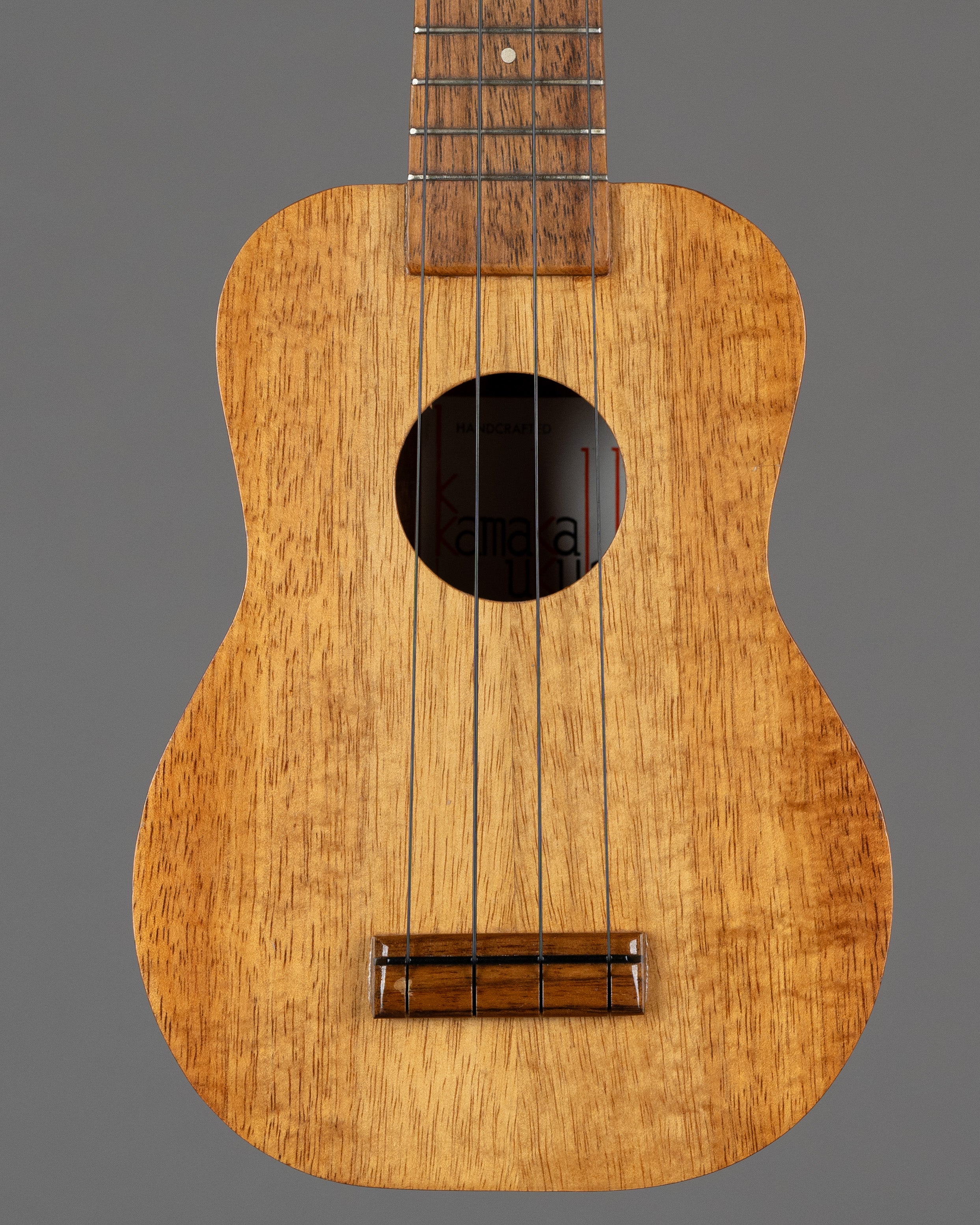 1996 Kamaka HF-1 Soprano Ukulele (Hawaii, Koa Gloss, OHSC)